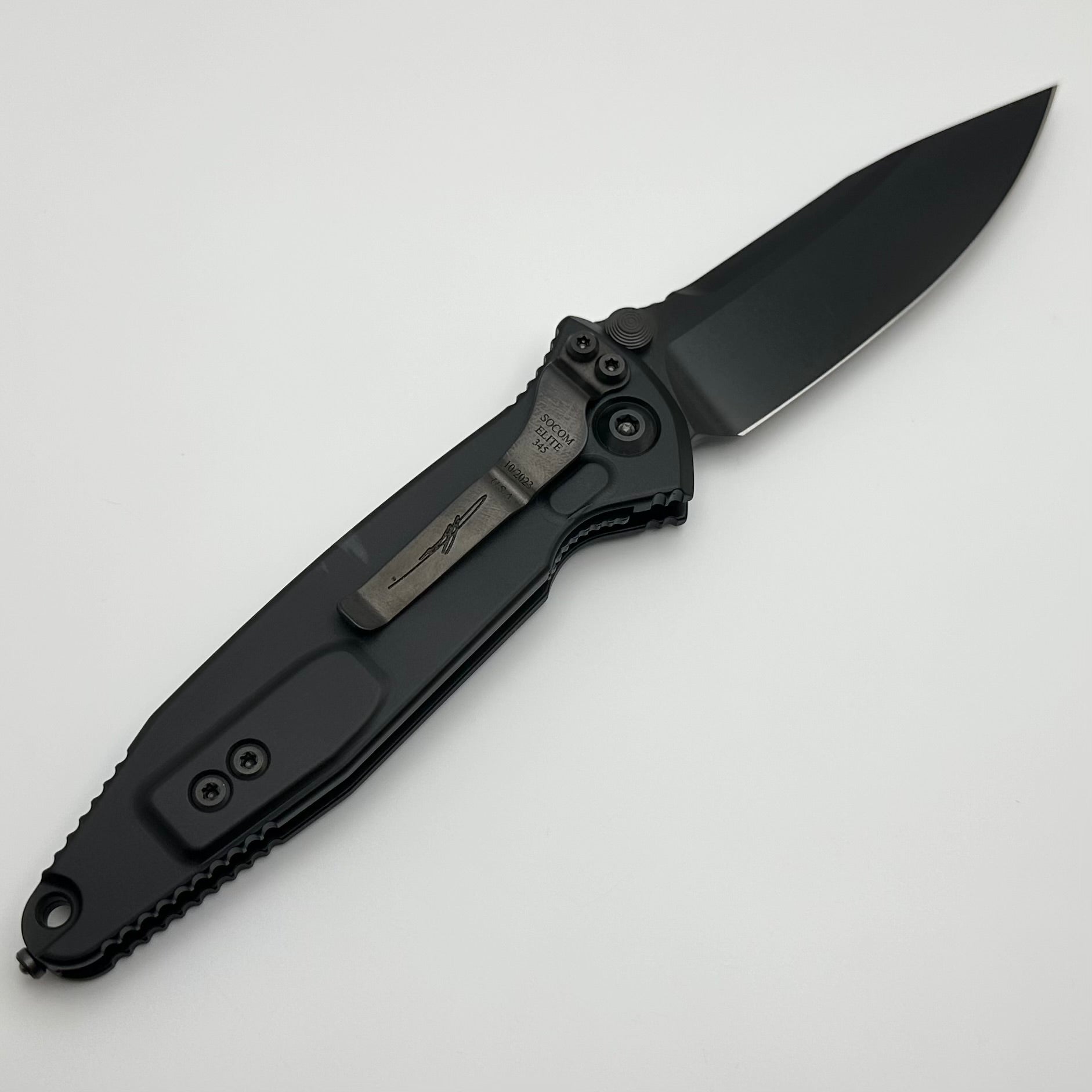 Microtech Socom Elite Shadow Tactical Knife - Pre-Owned Premium Edition