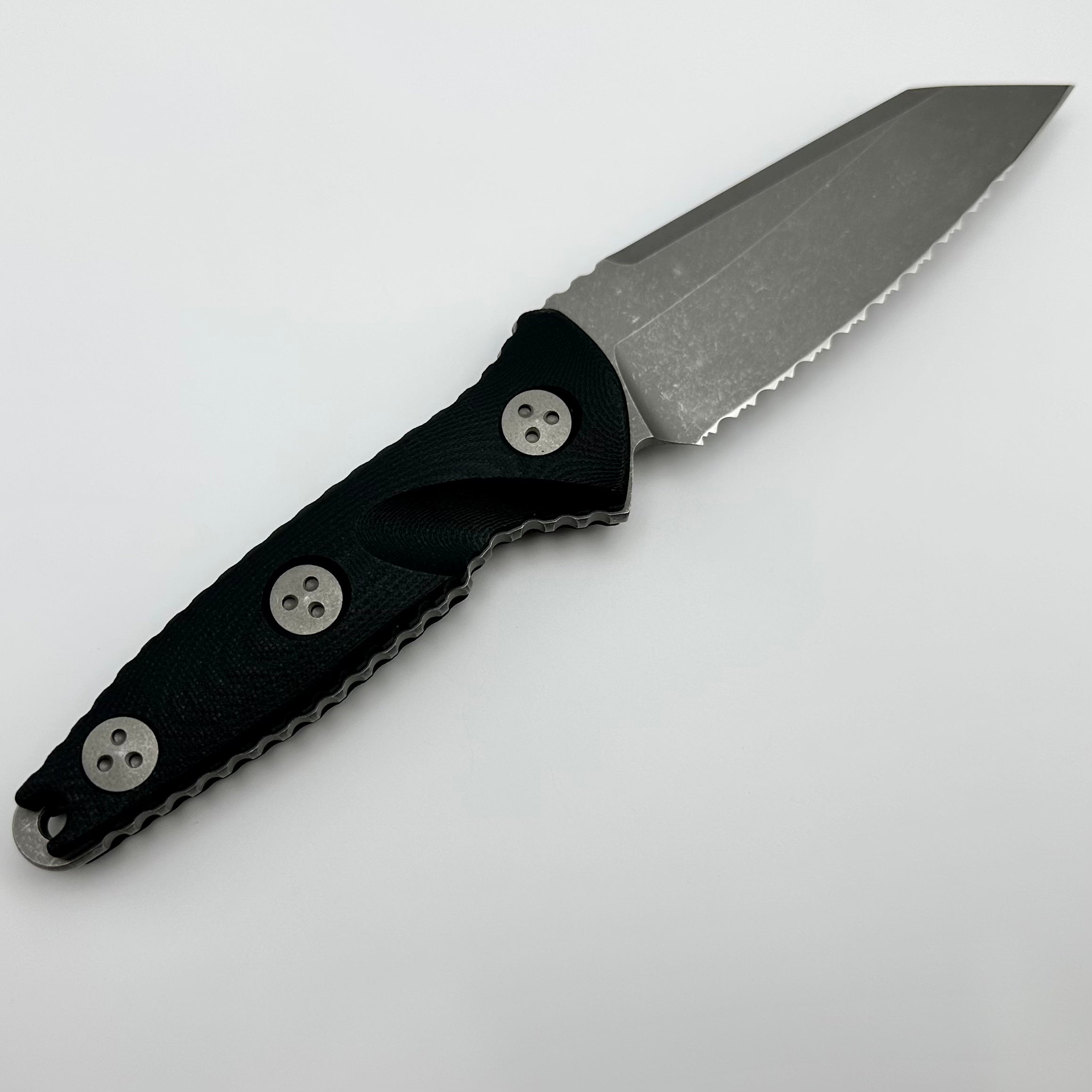 Microtech Socom Alpha Mini Tactical Knife - Premium Apocalyptic Full Serrated Blade