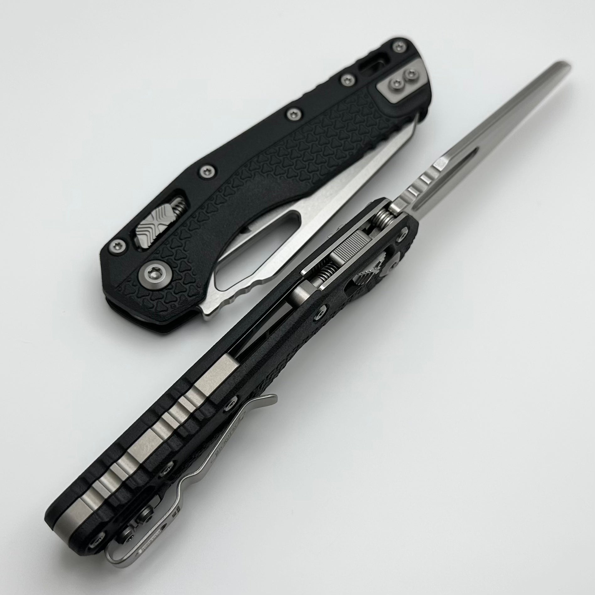 Microtech MSI RAM LOK 30th Anniversary Folding Knife - Premium Black Polymer & M390MK Blade