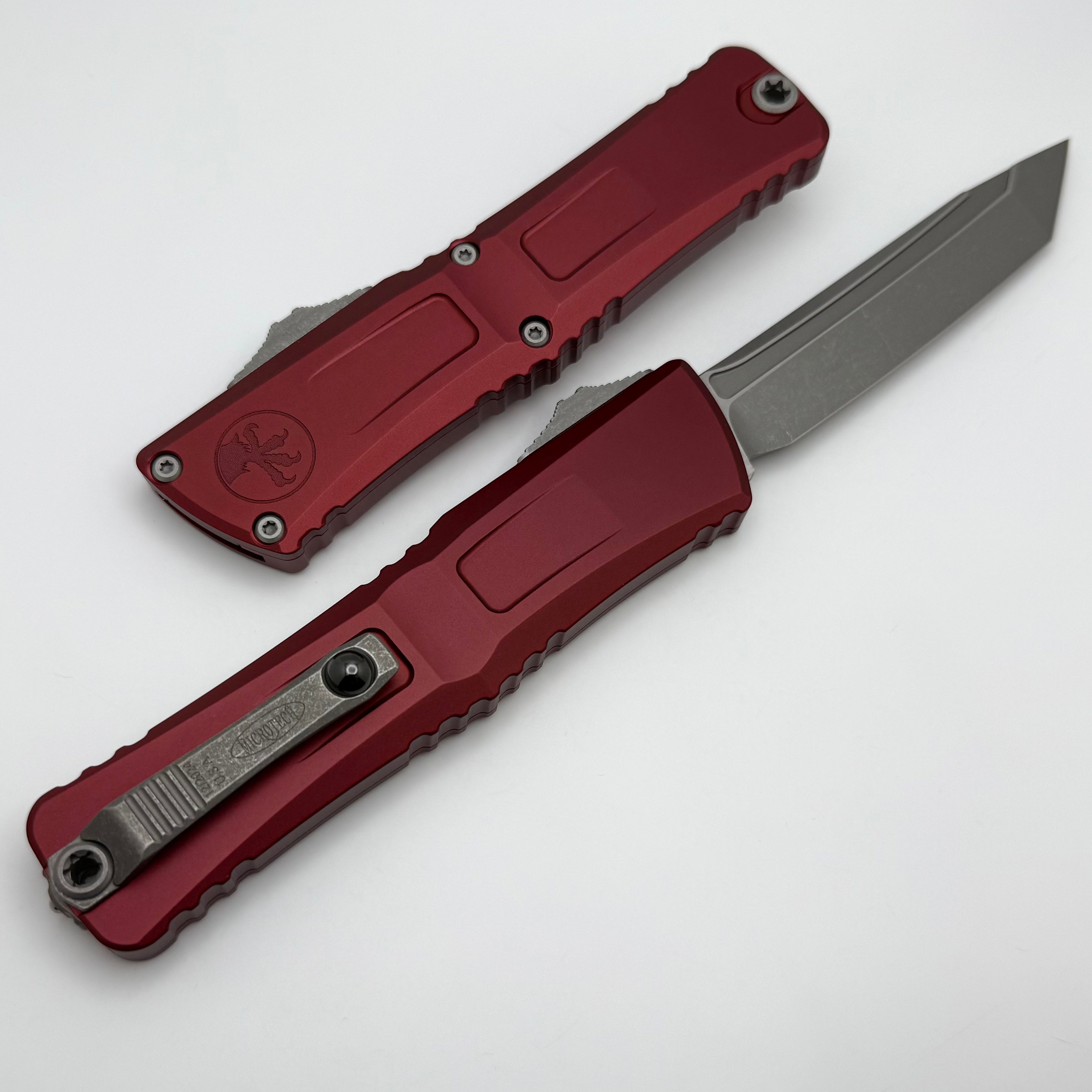 Premium Microtech Combat Troodon Gen III Apocalyptic Tanto Knife - Merlot Handle