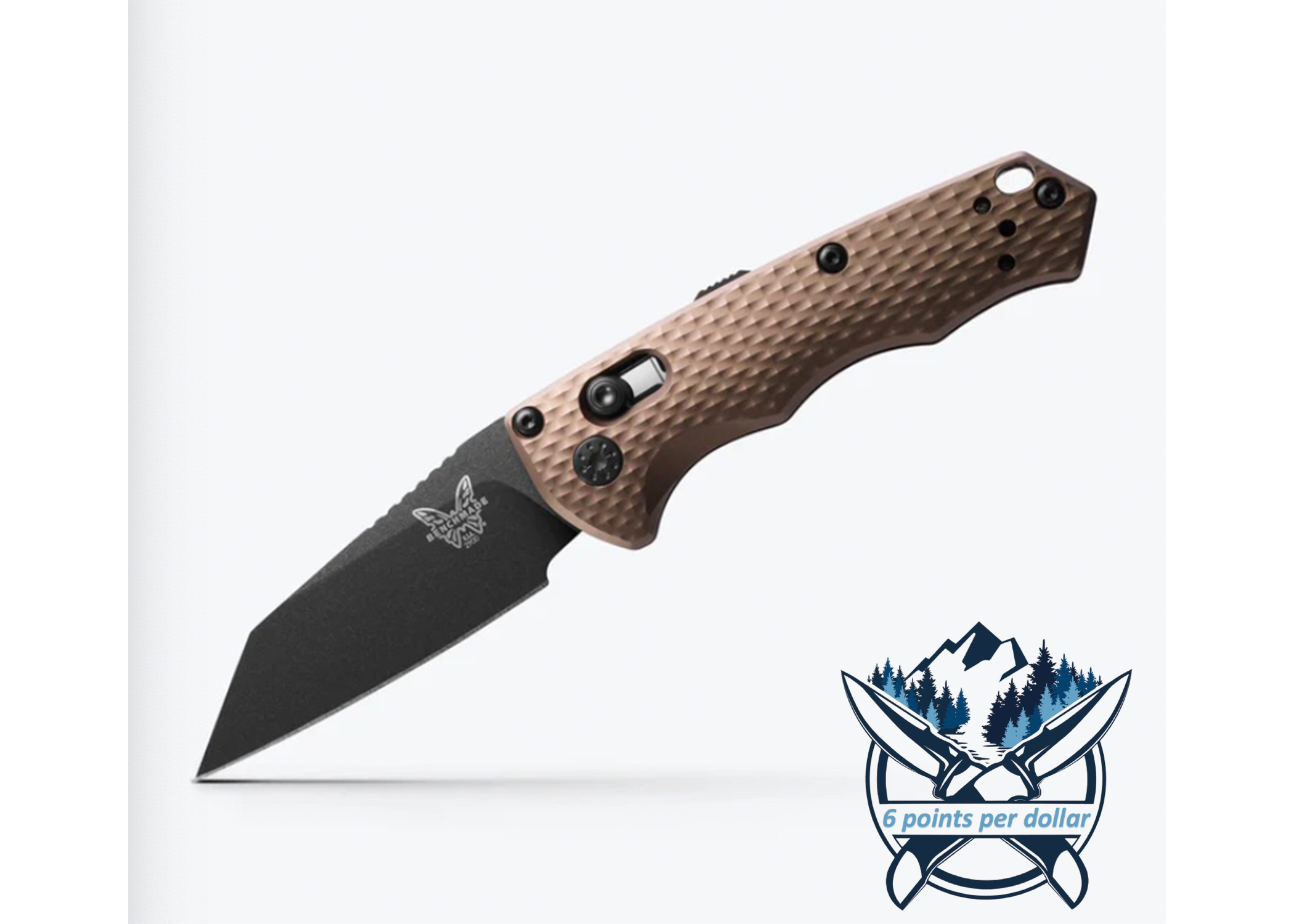 Benchmade Auto Immunity Compact Tactical Knife - Flat Dark Earth Aluminum & CPM-M4 Blade