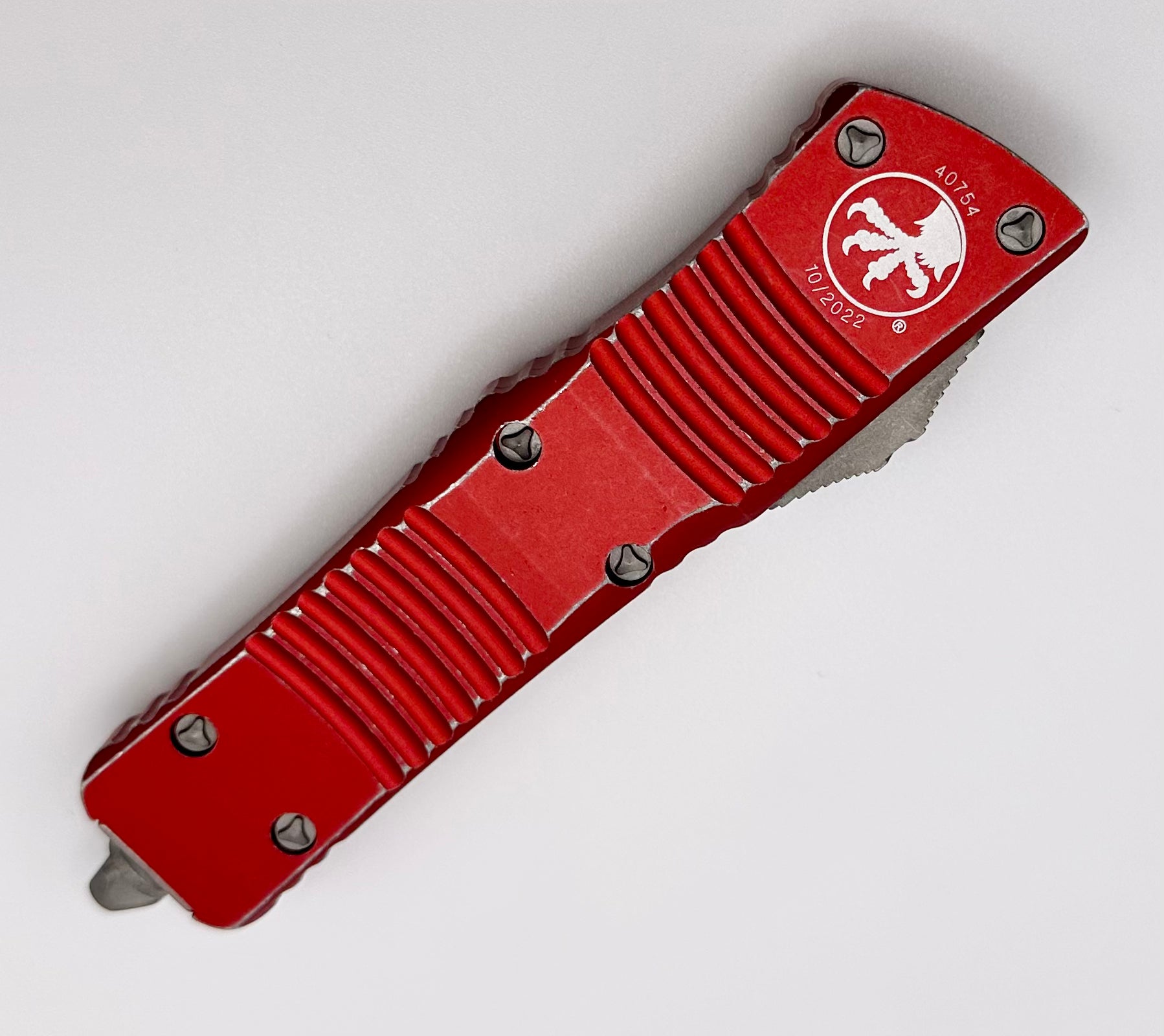 Ultimate Microtech Combat Troodon Apocalyptic Red Tactical Knife