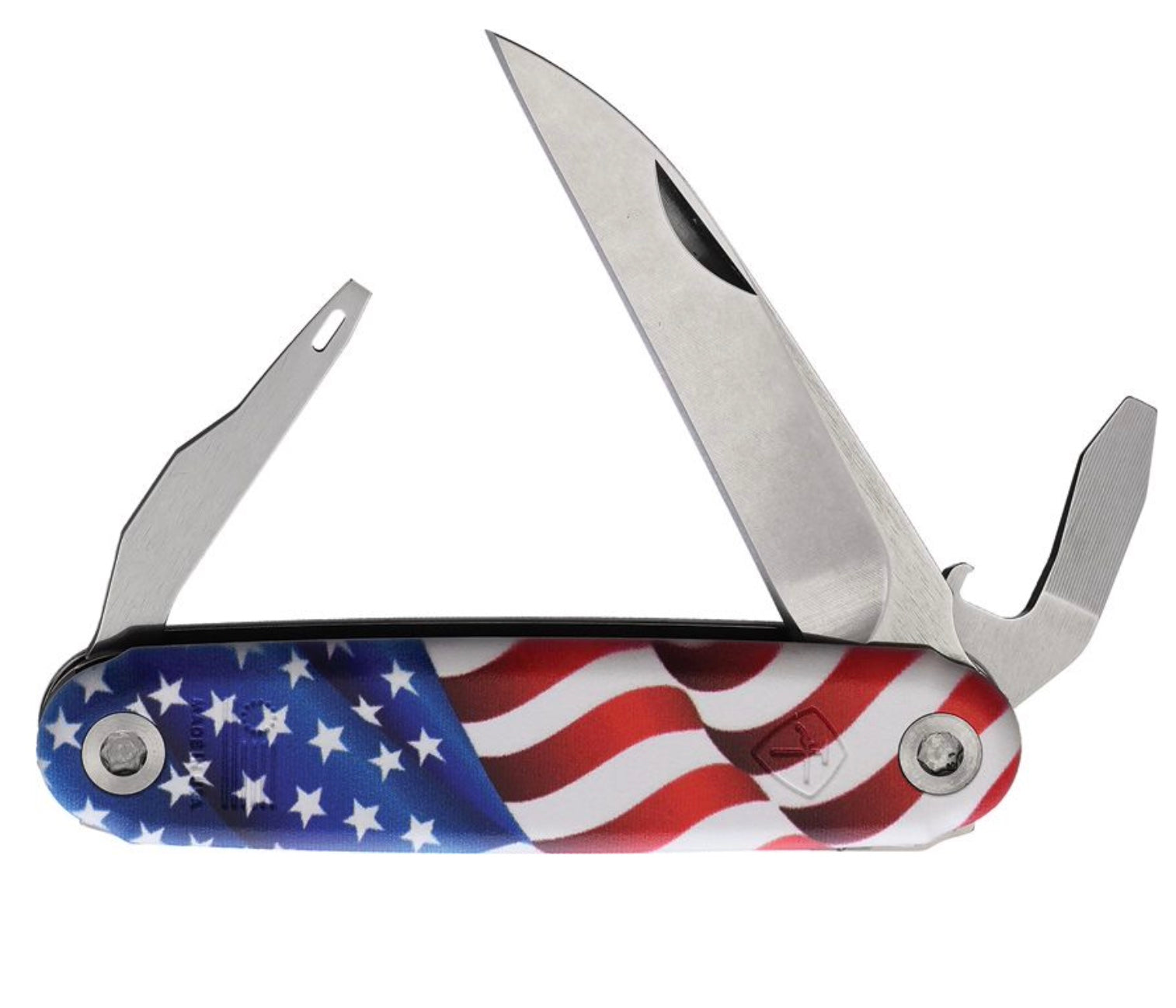 Premium Medford ASK Alchesay Knife with American Flag Design – Ultimate Utility Tool