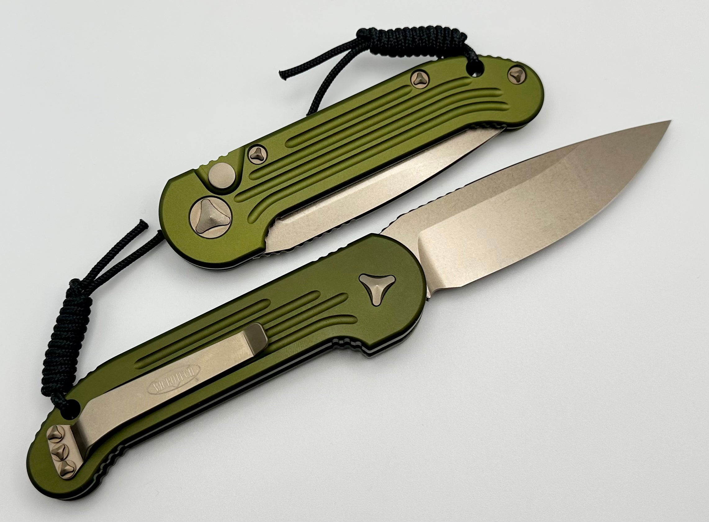 Microtech L.U.D.T Ultimate Tactical Knife - OD Green & Bronze