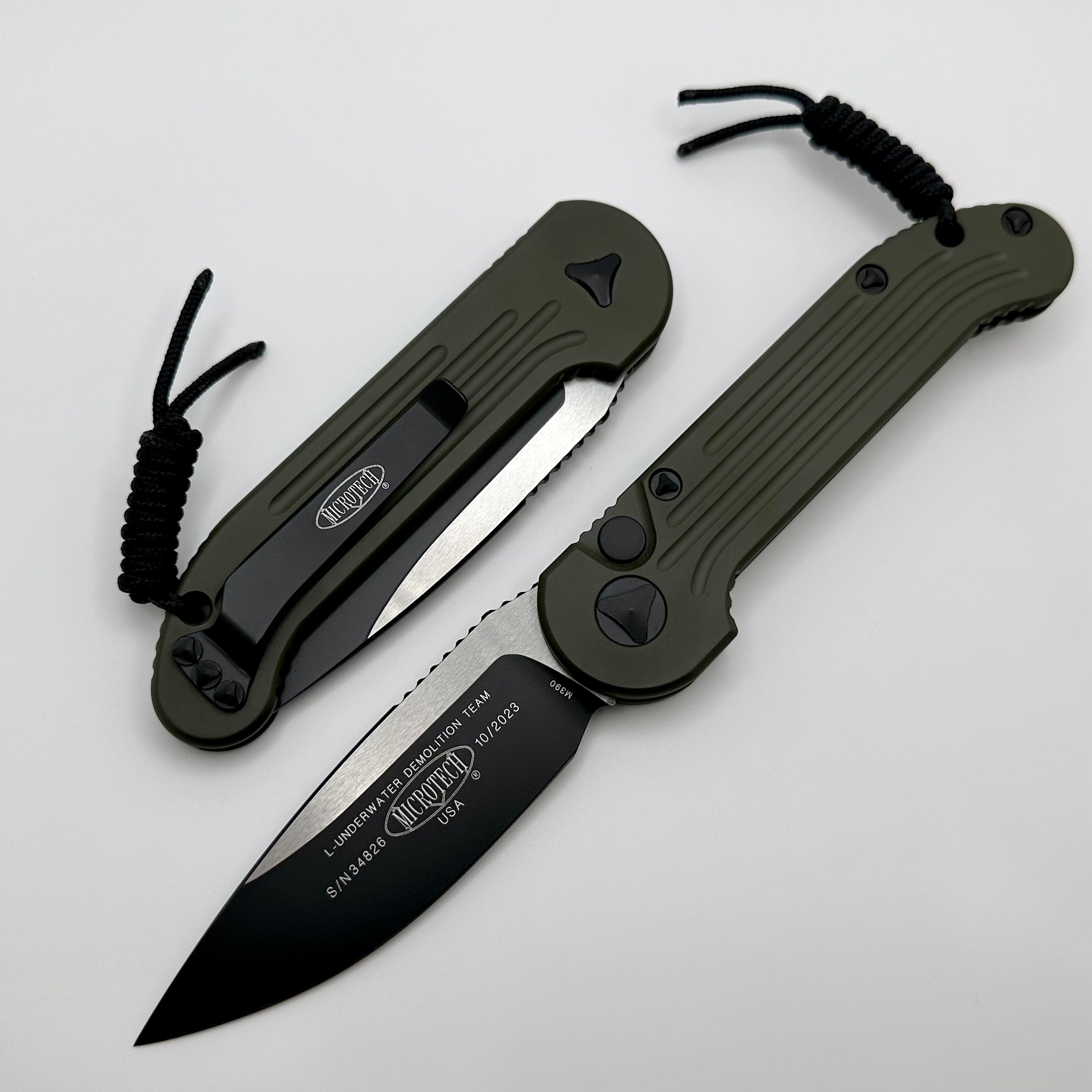 Microtech L.U.D.T Ultimate Tactical Knife - OD Green & Black