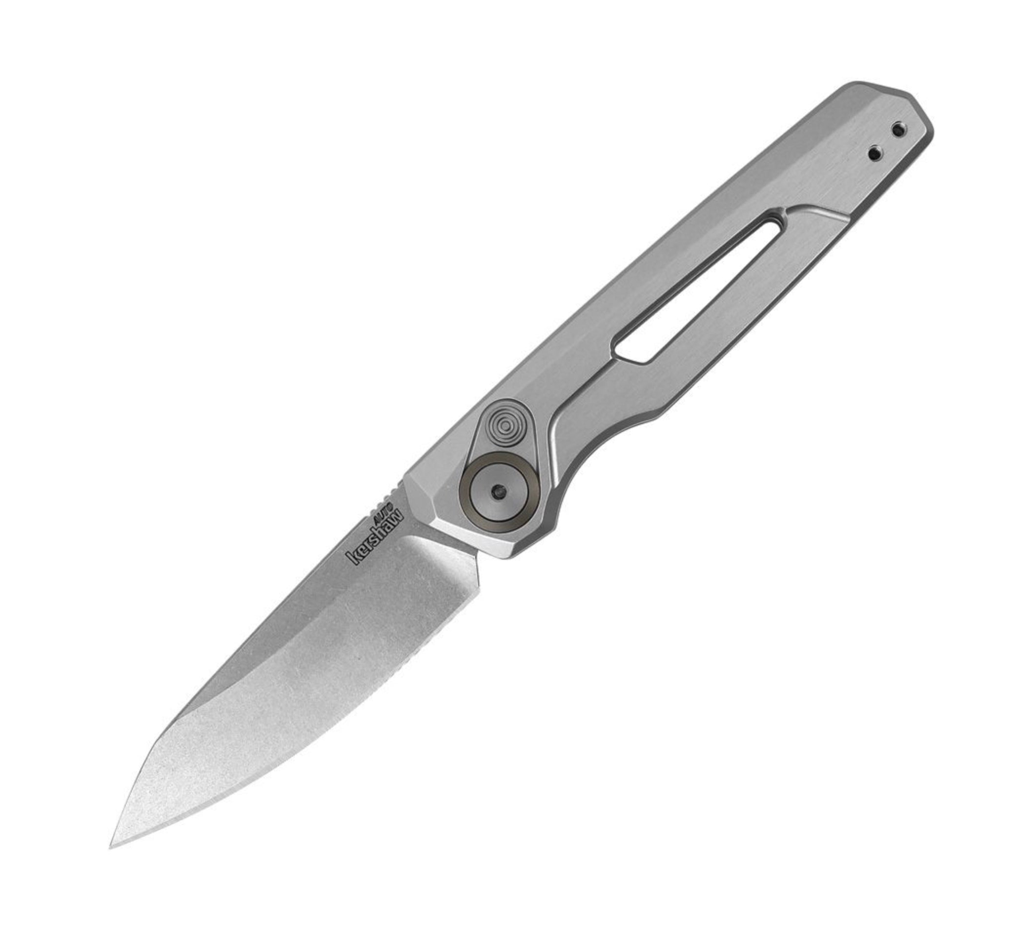 Kershaw Launch 11 Premium Automatic Knife - Raw Aluminum & CPM-154