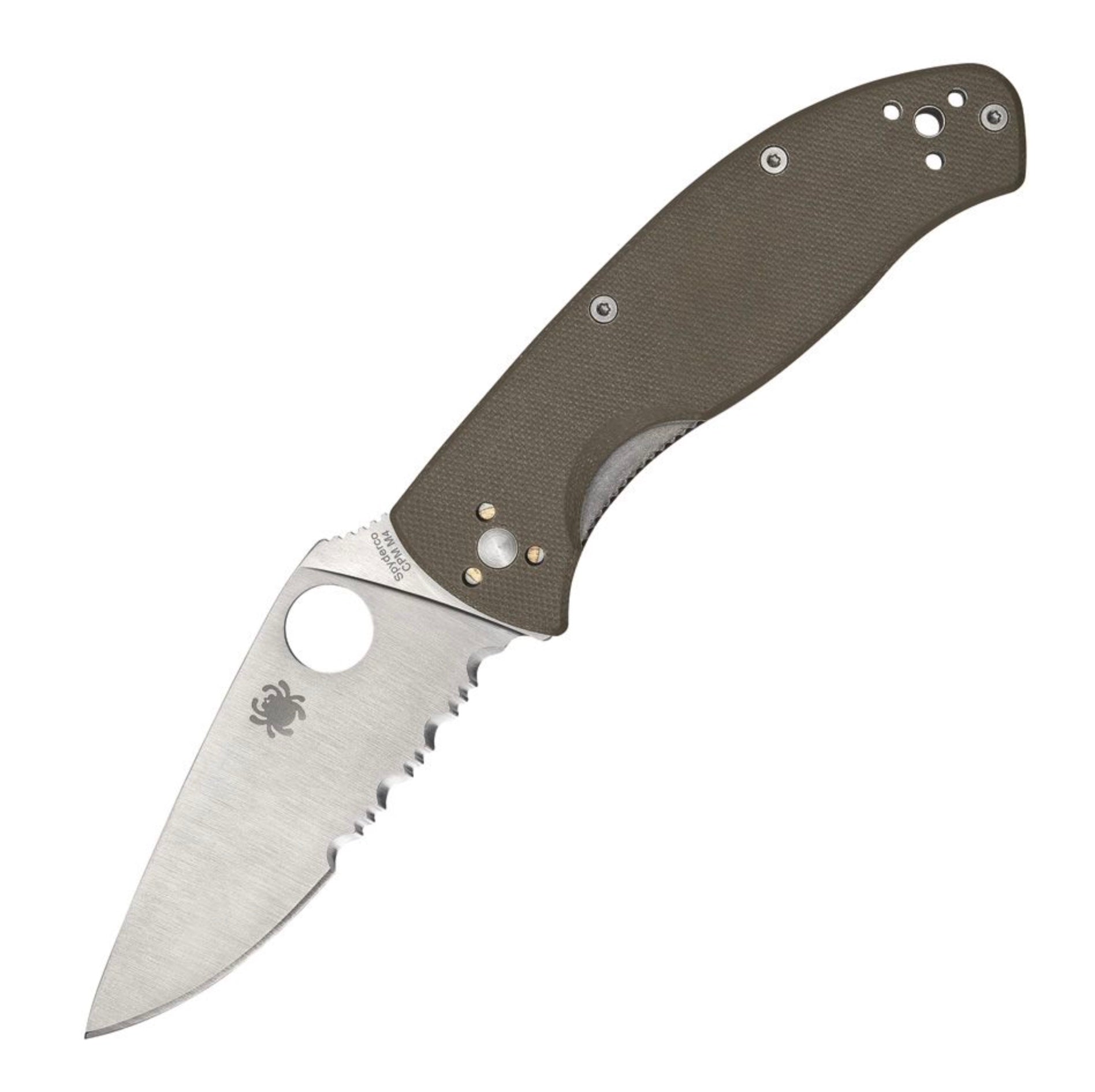 Spyderco Tenacious Premium G-10 Tactical Knife with CPM-M4 Blade