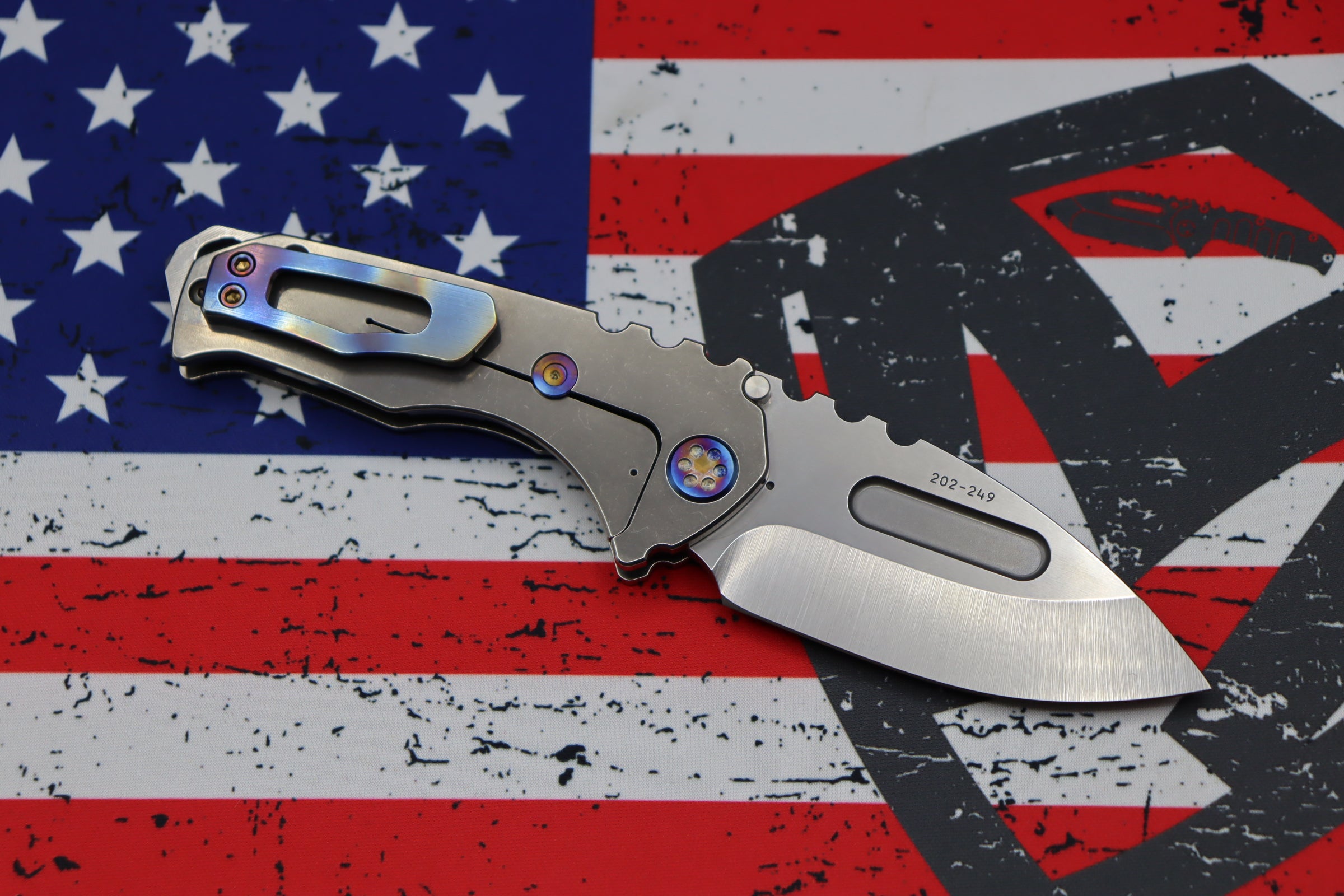 Medford Praetorian Genesis T S35VN Tactical Folding Knife - Premium Flamed Hardware & Tumbled Finish