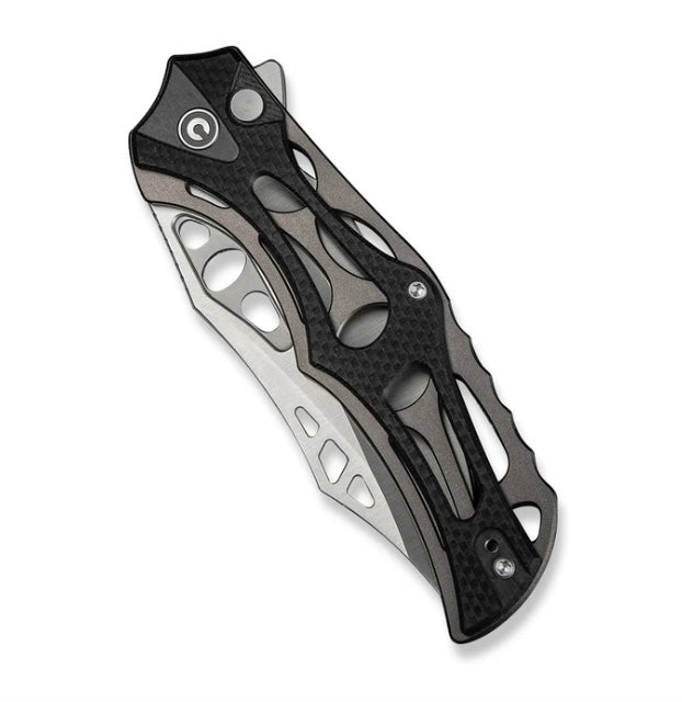 Civivi Biophase Premium Button Lock Knife - Aluminum & Black G10 Handles with Nitro-V Blade