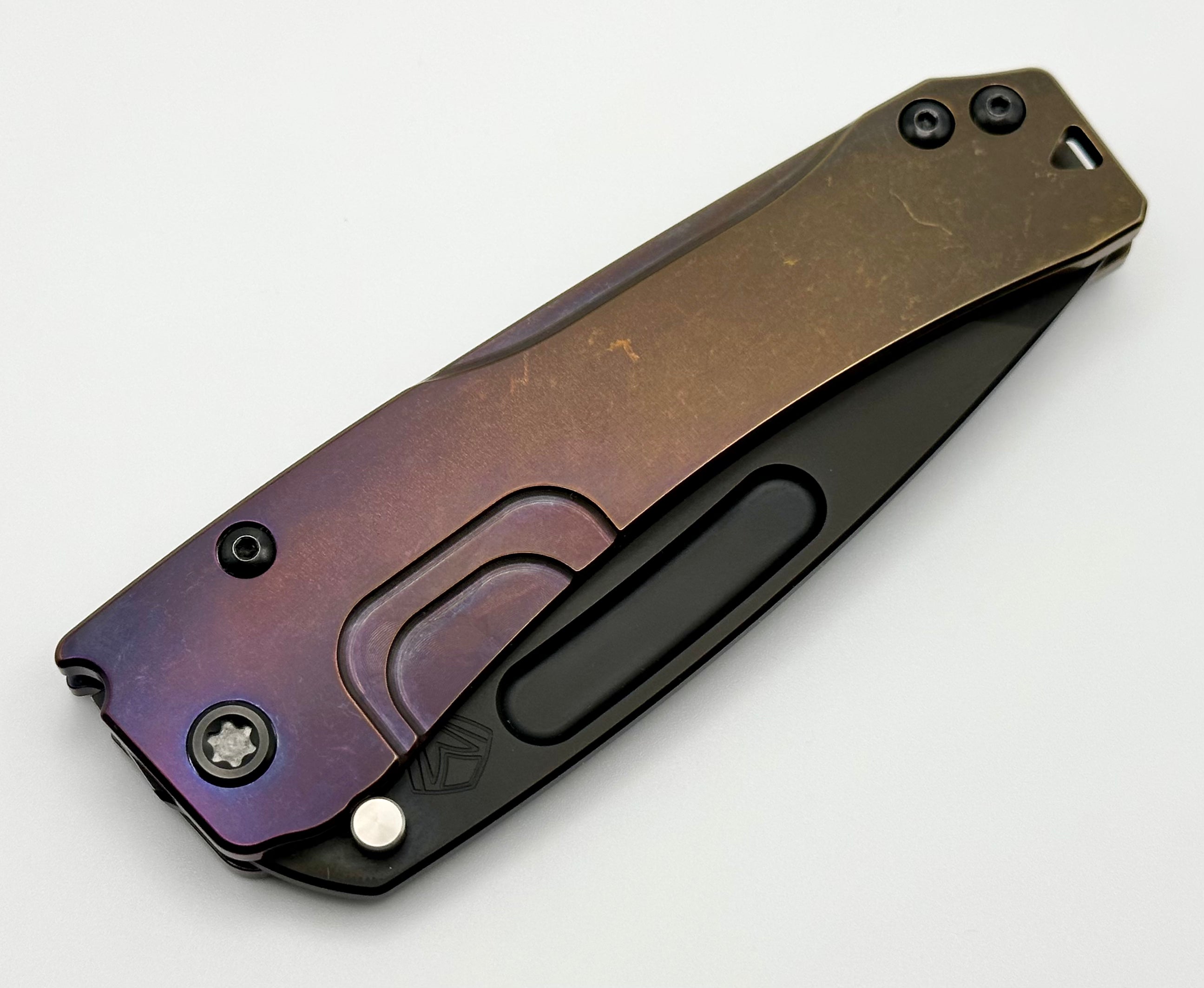 Medford Slim Midi Tanto EDC Knife - Premium S45VN Blade & Bronze-Violet Fade Handles