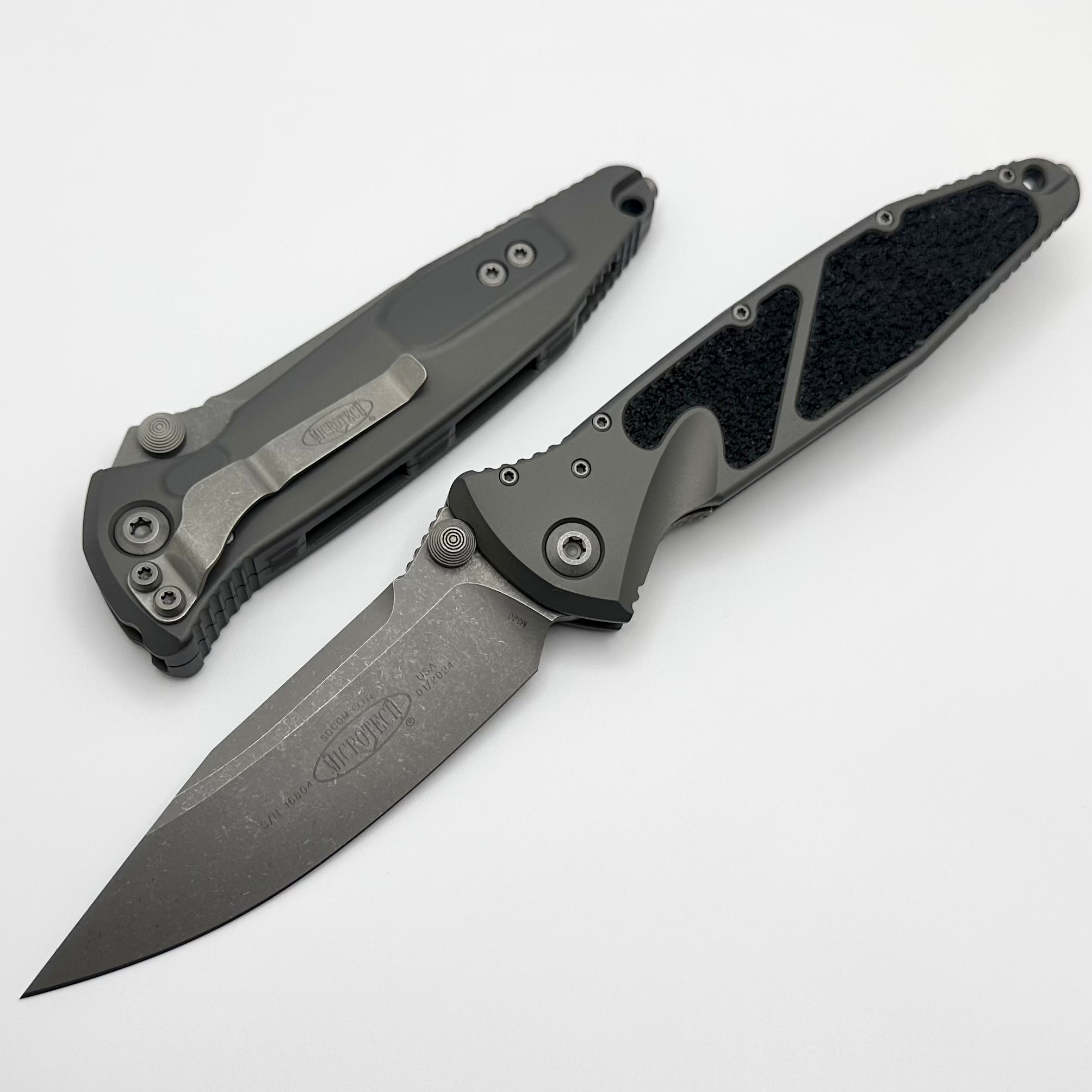 Microtech Socom Elite Tactical Folding Knife - Apocalyptic Finish