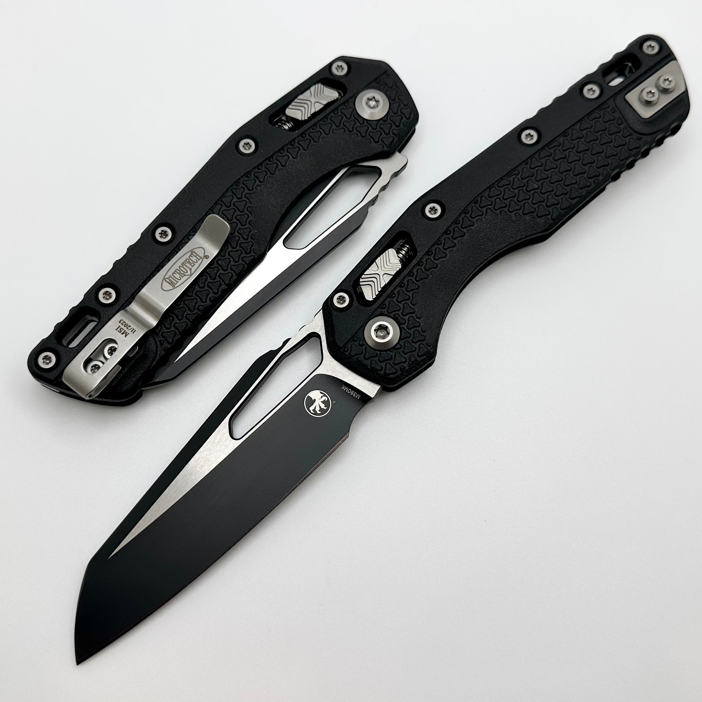 Microtech MSI RAM LOK Folding Knife - Premium Black Polymer & M390MK Steel