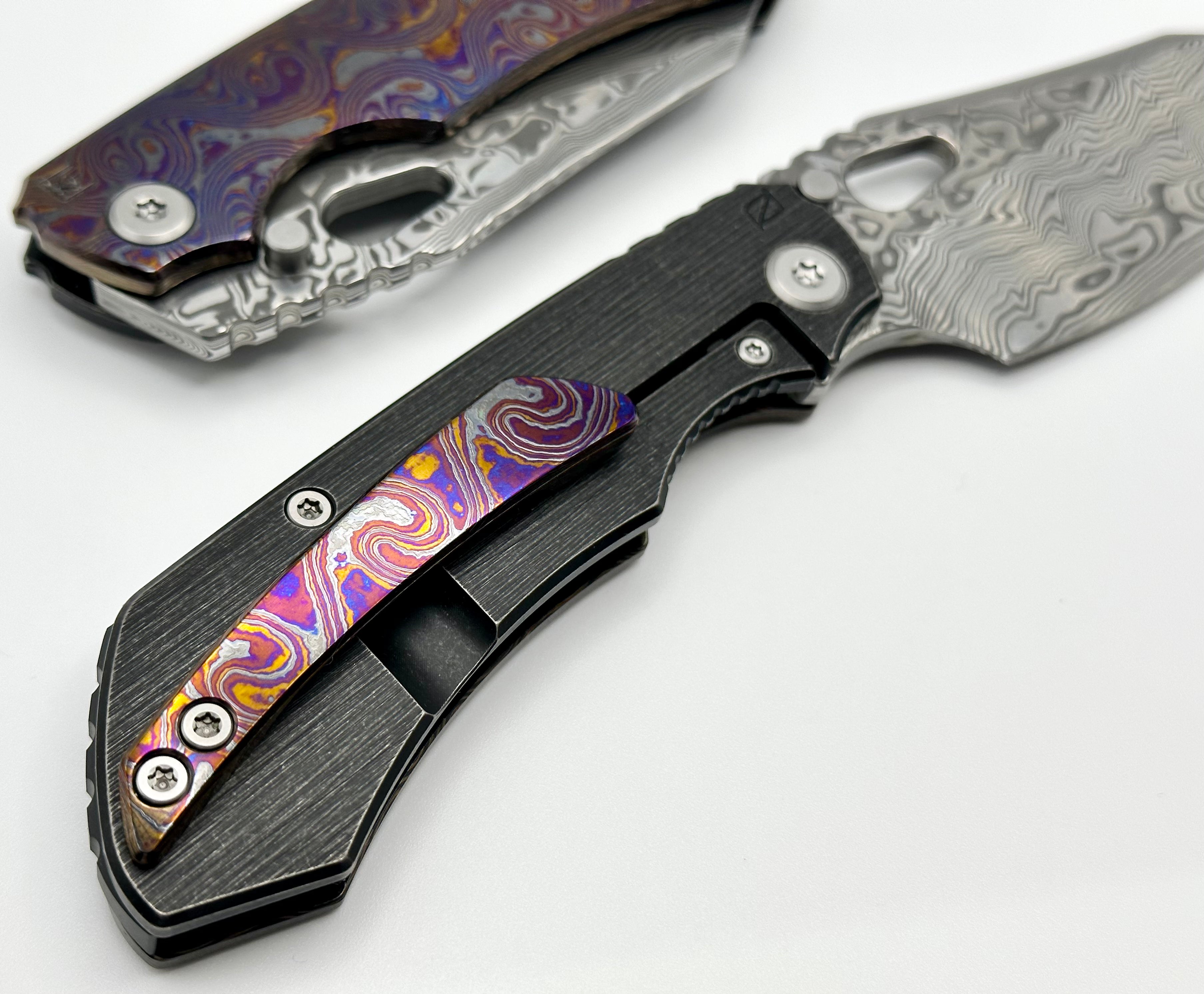 Premium Custom Knife Factory Evo 3.0E: Ultimate ZircuTi & Damasteel Edition