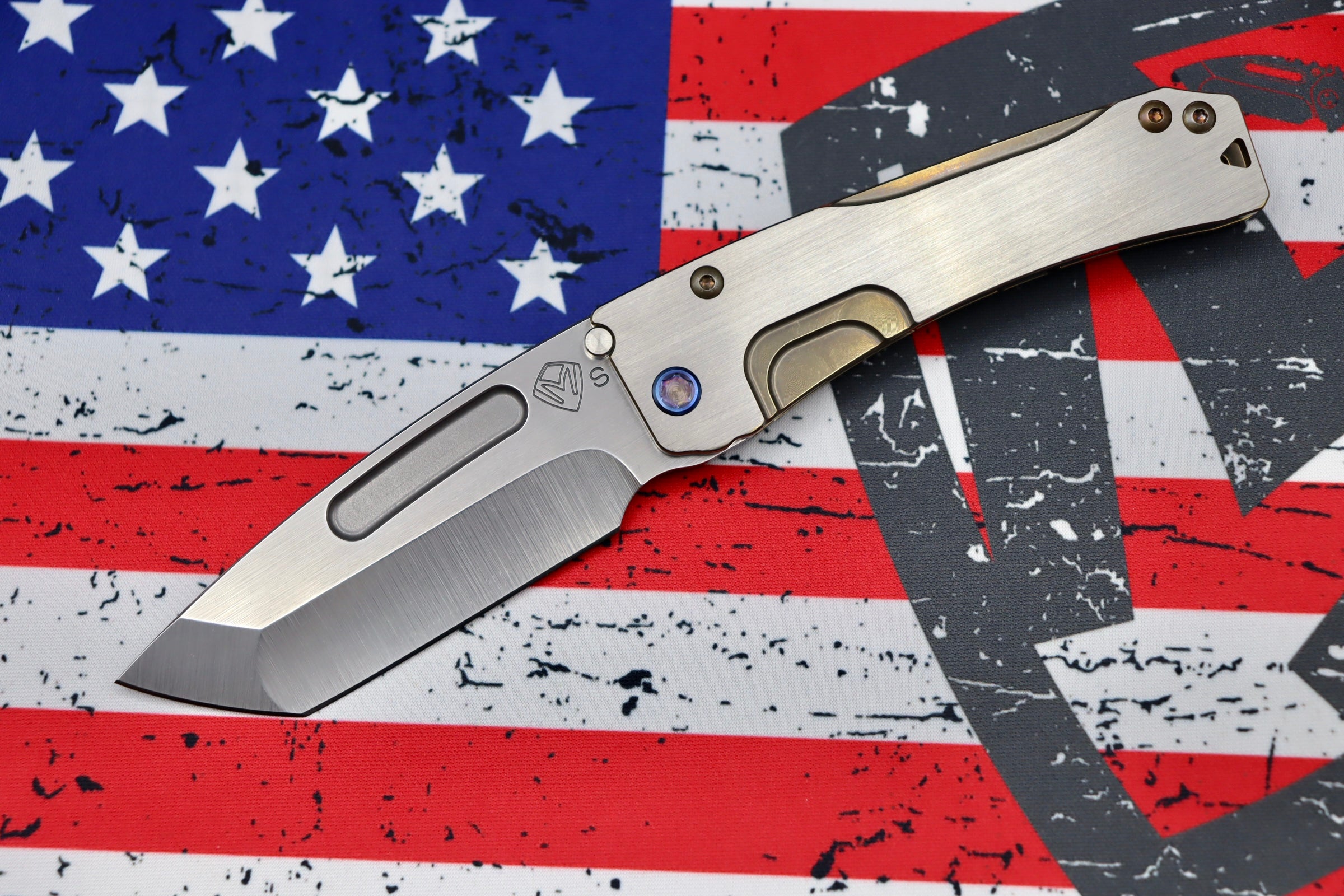 Medford Slim Midi Tanto EDC Knife - Premium S35VN Blade & Bronze Handles