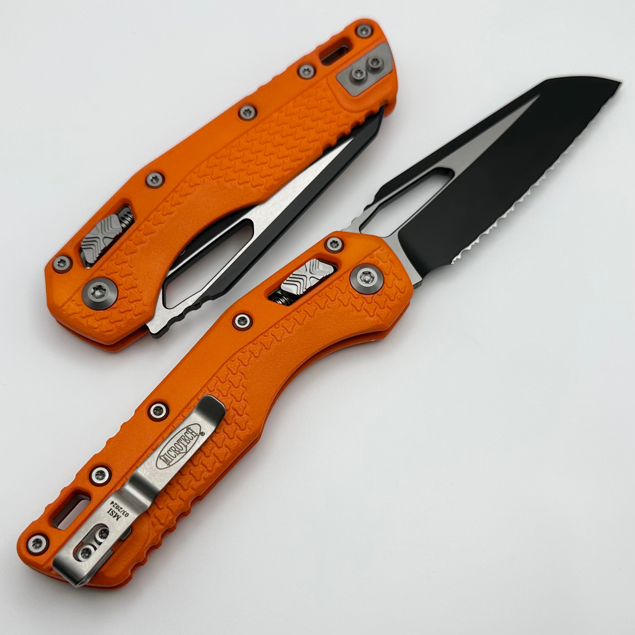 Microtech MSI RAM LOK Orange Polymer Knife - Premium M390MK Blade