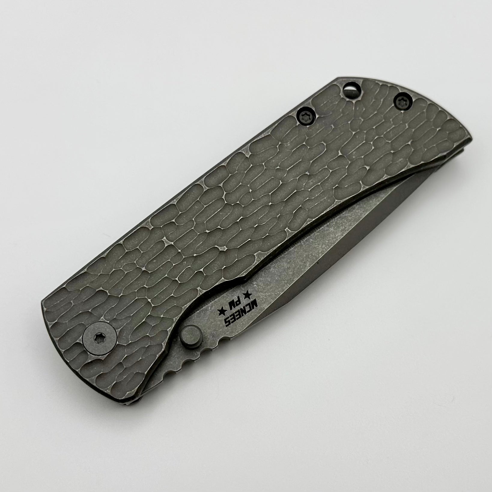 McNees Premium Mac 2 3.5 Jigged Atomic Knife - Stonewash MagnaCut GEN 2