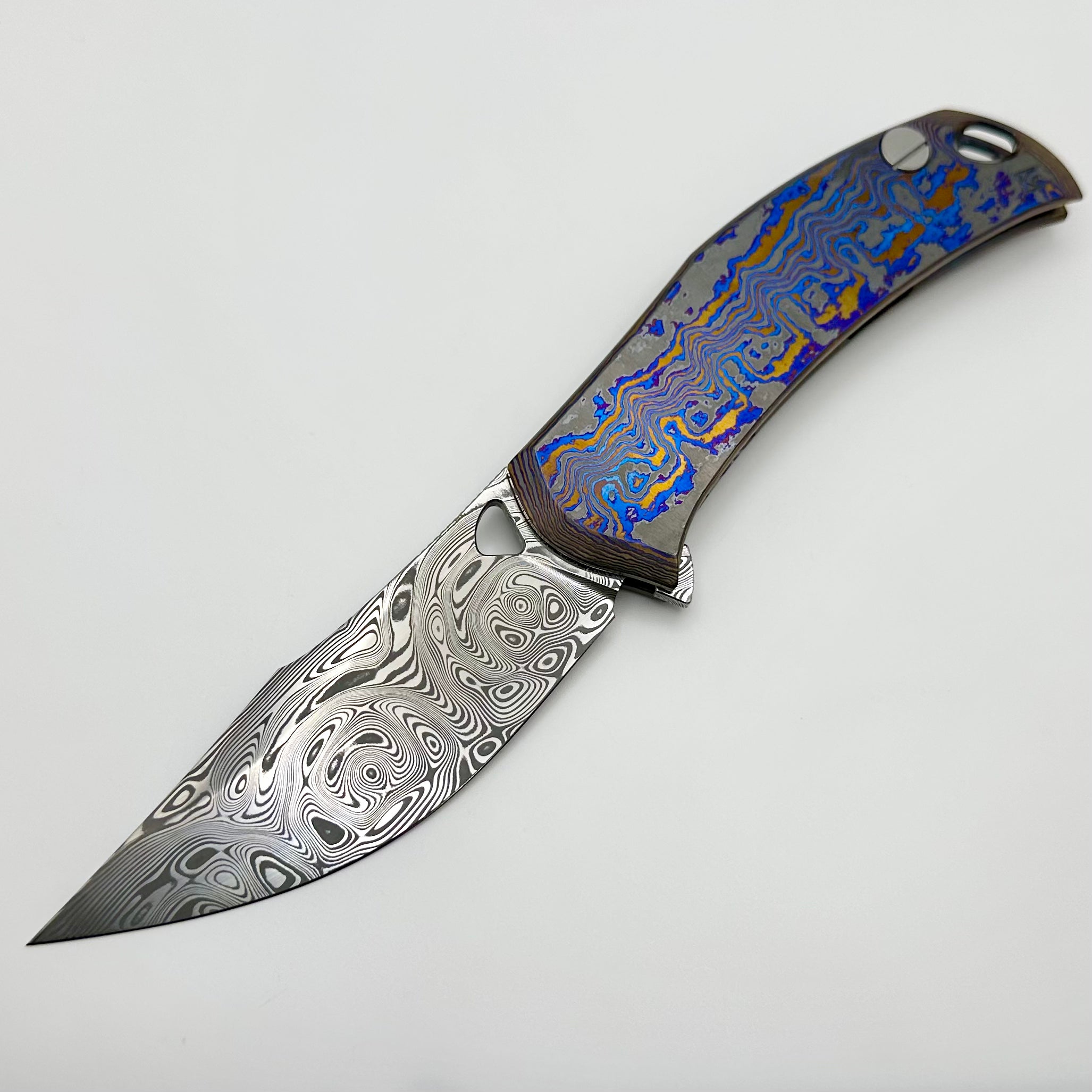 Premium Custom Knife Factory Barm Full Dress - Ultimate Edition with Damasteel & ZircuTi