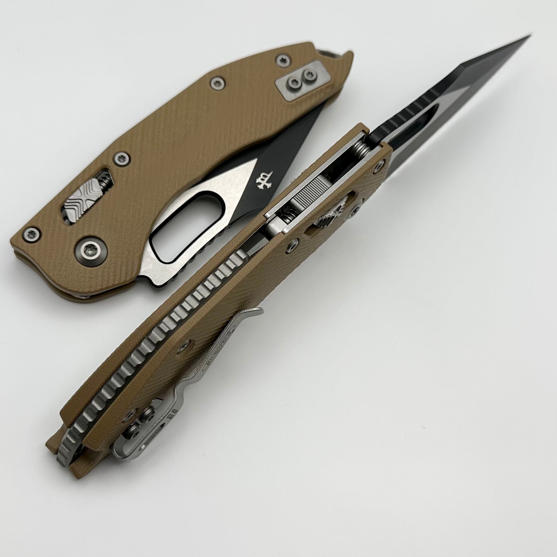 Premium Microtech Stitch RAM LOK Knife - Ultimate Tactical G-10 Handle & M390MK Blade