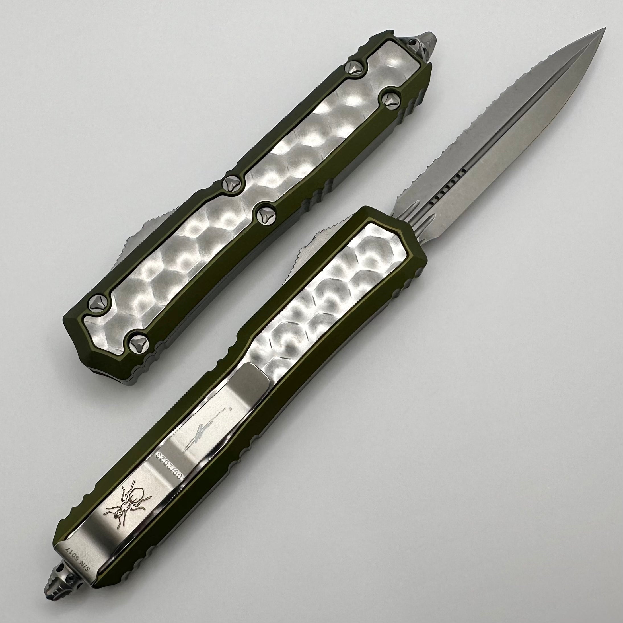 Microtech Makora Signature Series: Premium OD Green Tactical Knife with Stonewash Finish