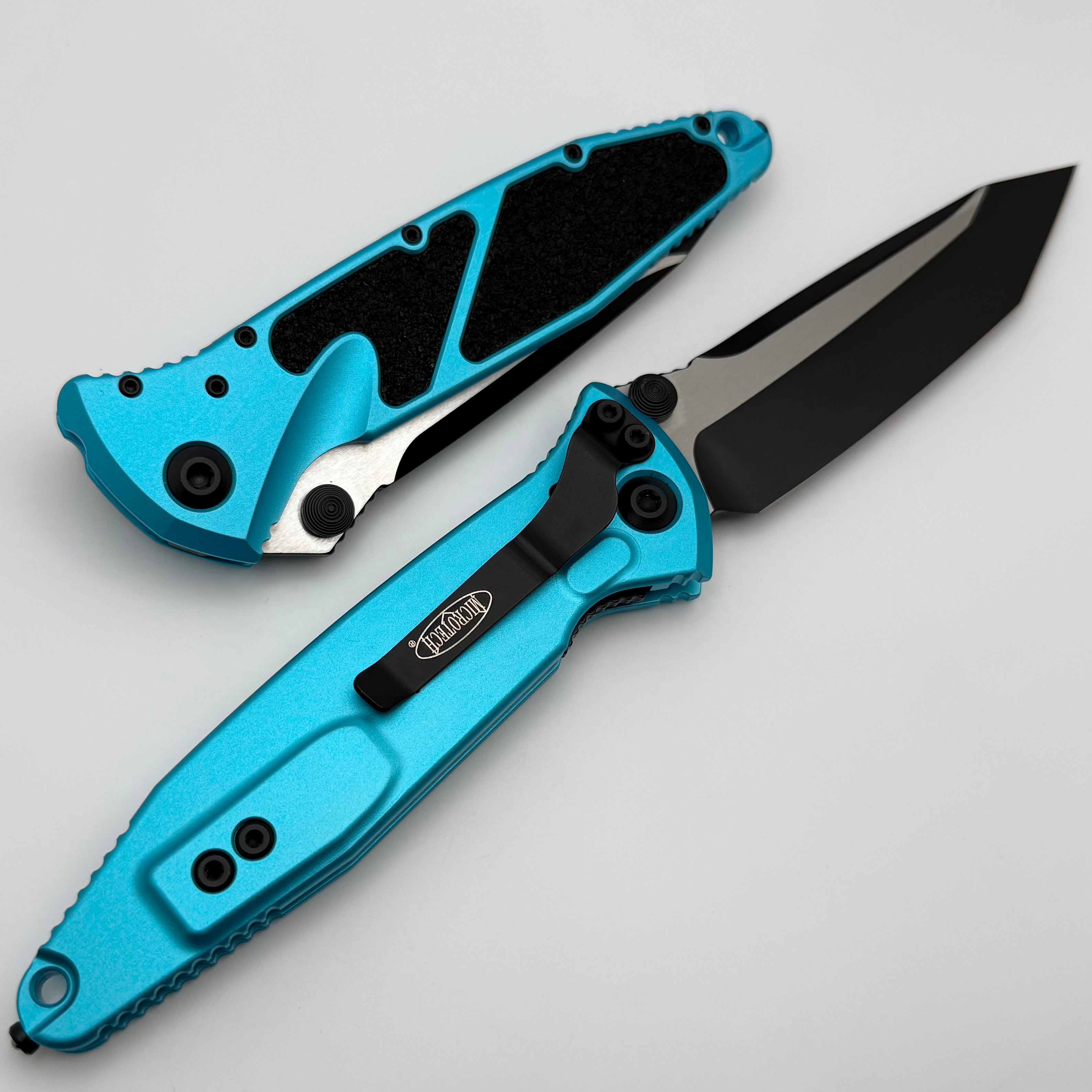 Microtech Socom Elite Tanto Edge Manual Turquoise - Premium Tactical Knife