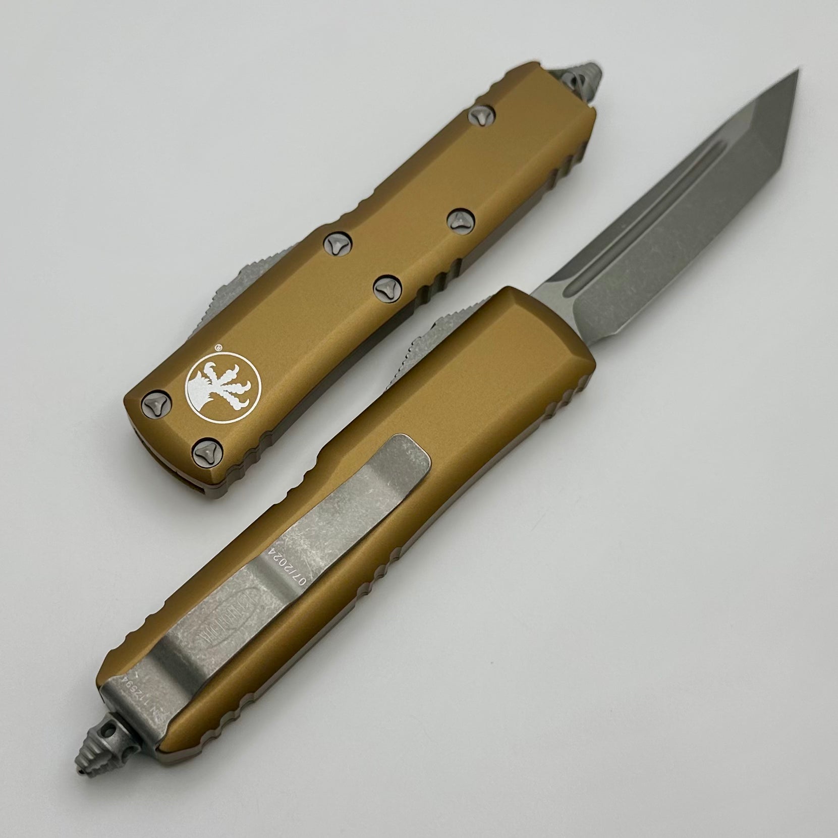 Microtech UTX-85 Tanto Apocalyptic Standard & Tan - Ultimate Everyday Carry Knife