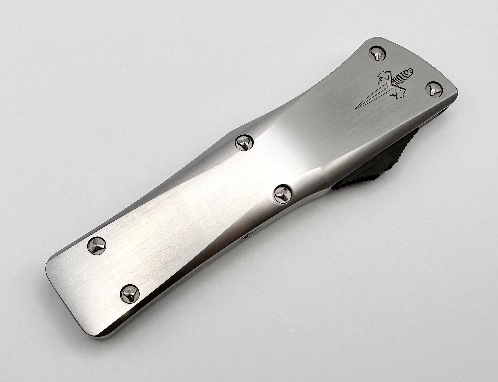 Premium Marfione Custom Combat Troodon Knife - Mirror Polish M390 Blade with Hand-Rubbed Satin Finish