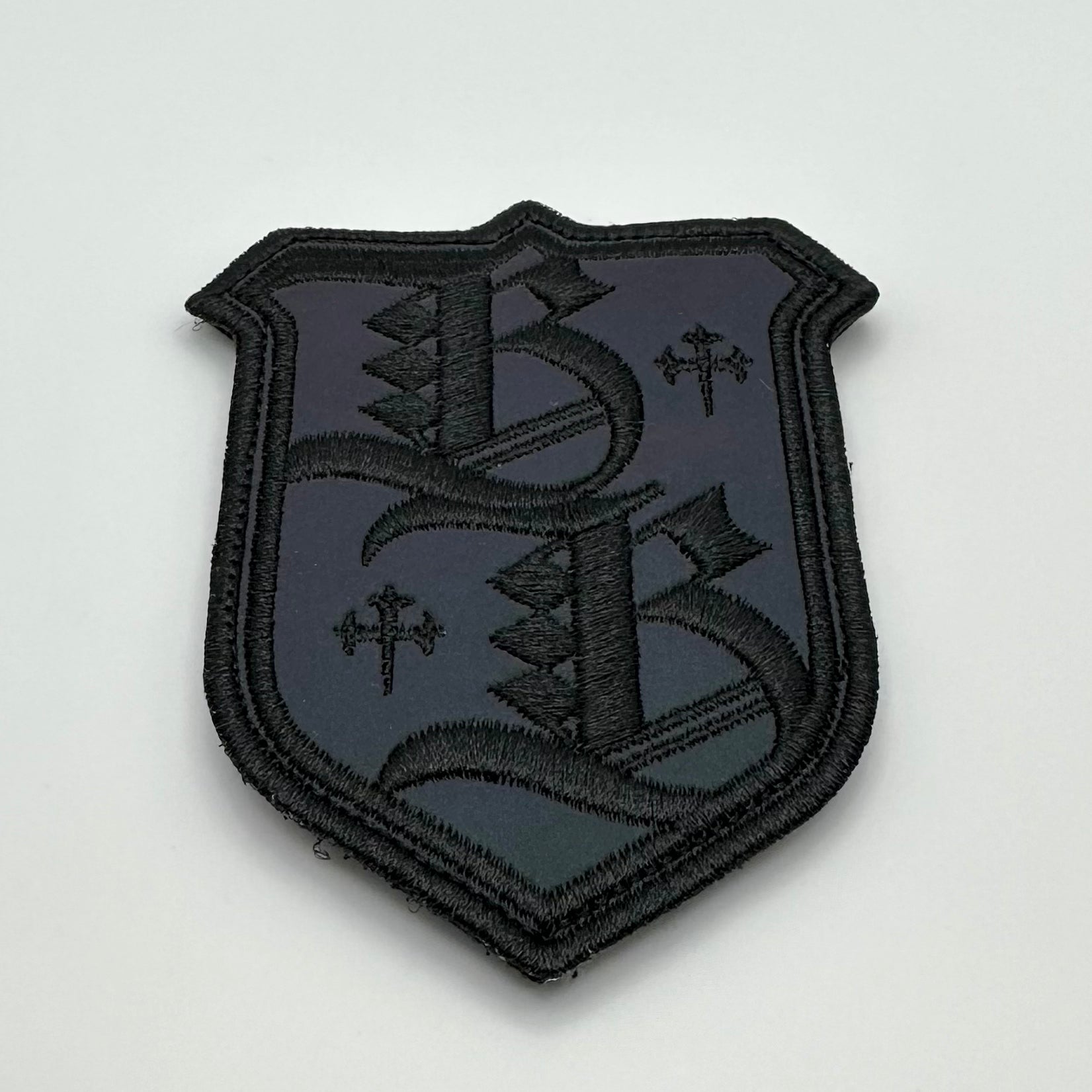 Premium Borka Blades Holographic Crest Velcro Patch - Limited Edition