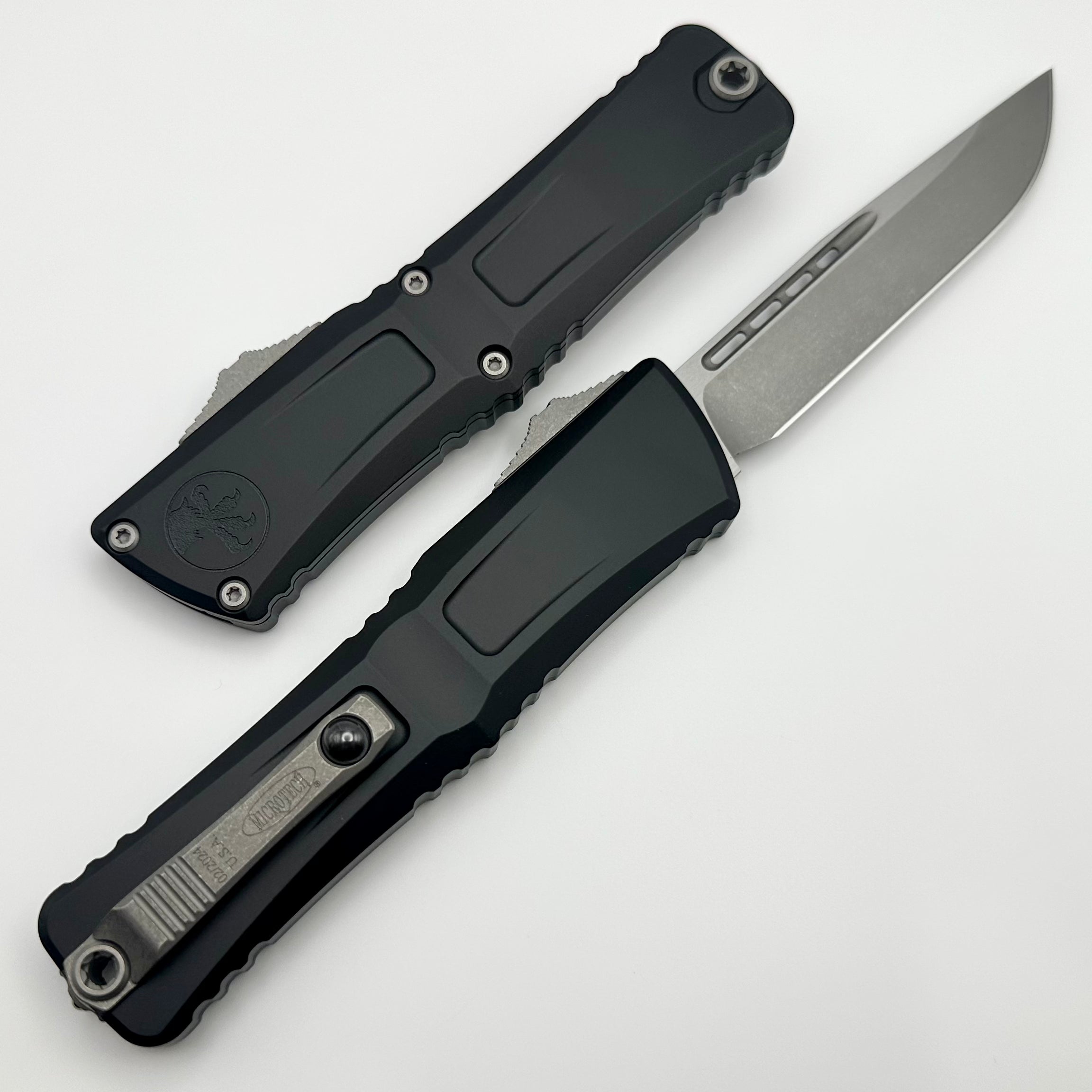 Microtech Ultimate Combat Troodon Gen III Apocalyptic Tactical Knife - Black Handle
