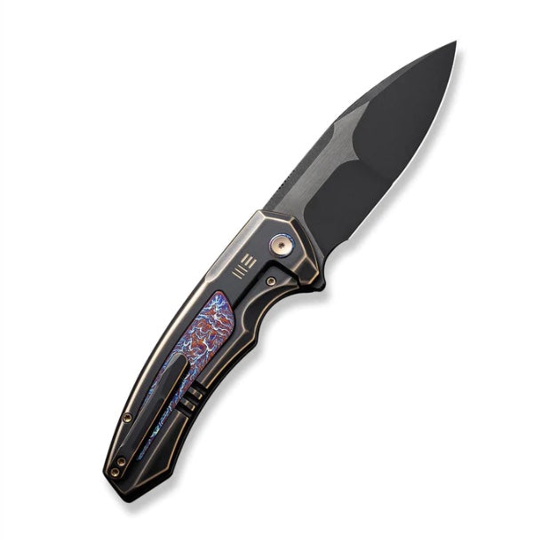 Ultimate Hyperactive Flipper Knife - Premium Black Titanium Handle with Vanax Blade