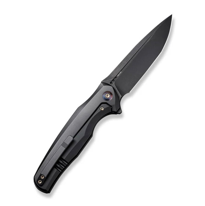 We Knife 601X Limited Edition - Black & Gold Titanium Handle with Black Stonewash 20CV Blade