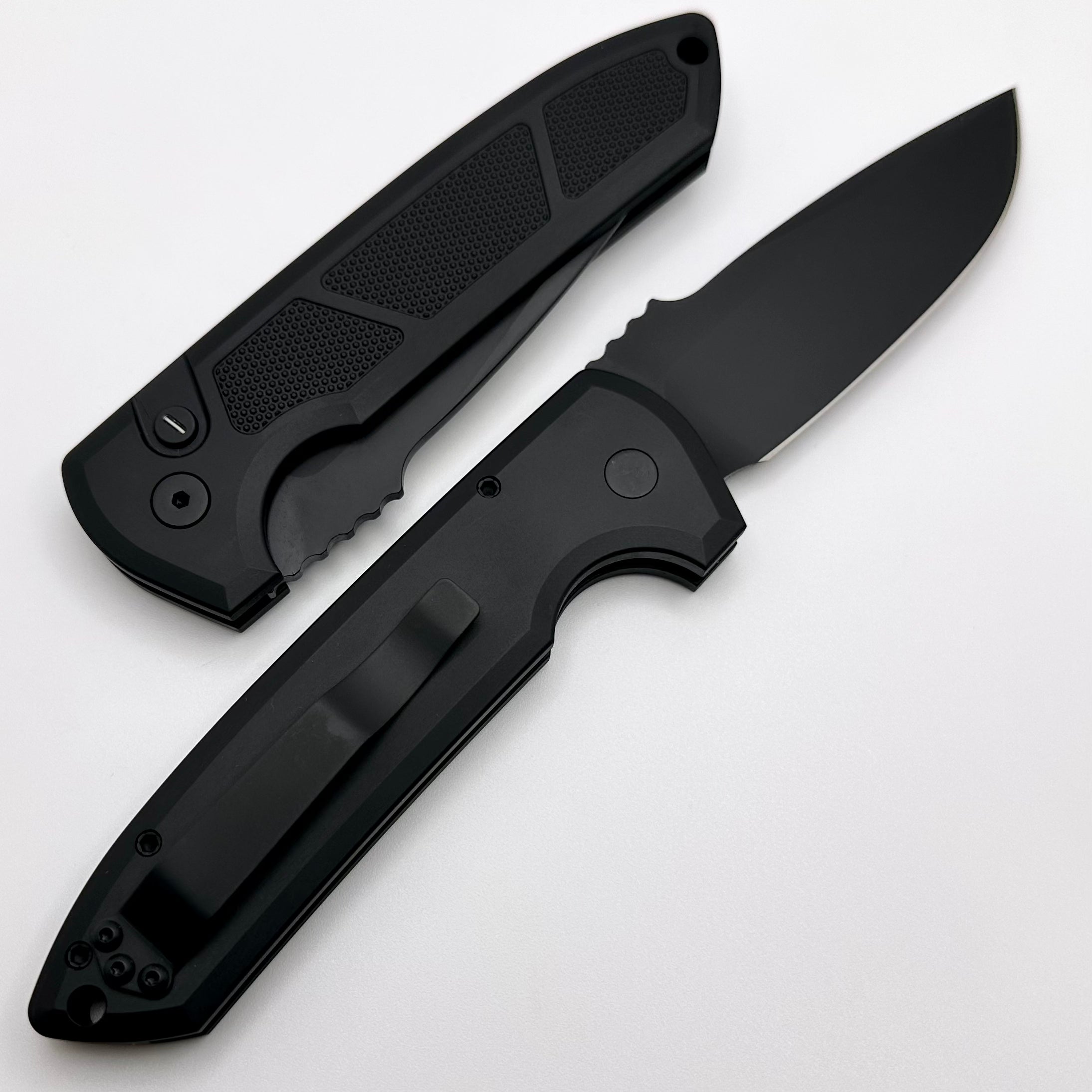 Pro-Tech Les George Rockeye Operator - Premium Tactical Knife with Textured Handle