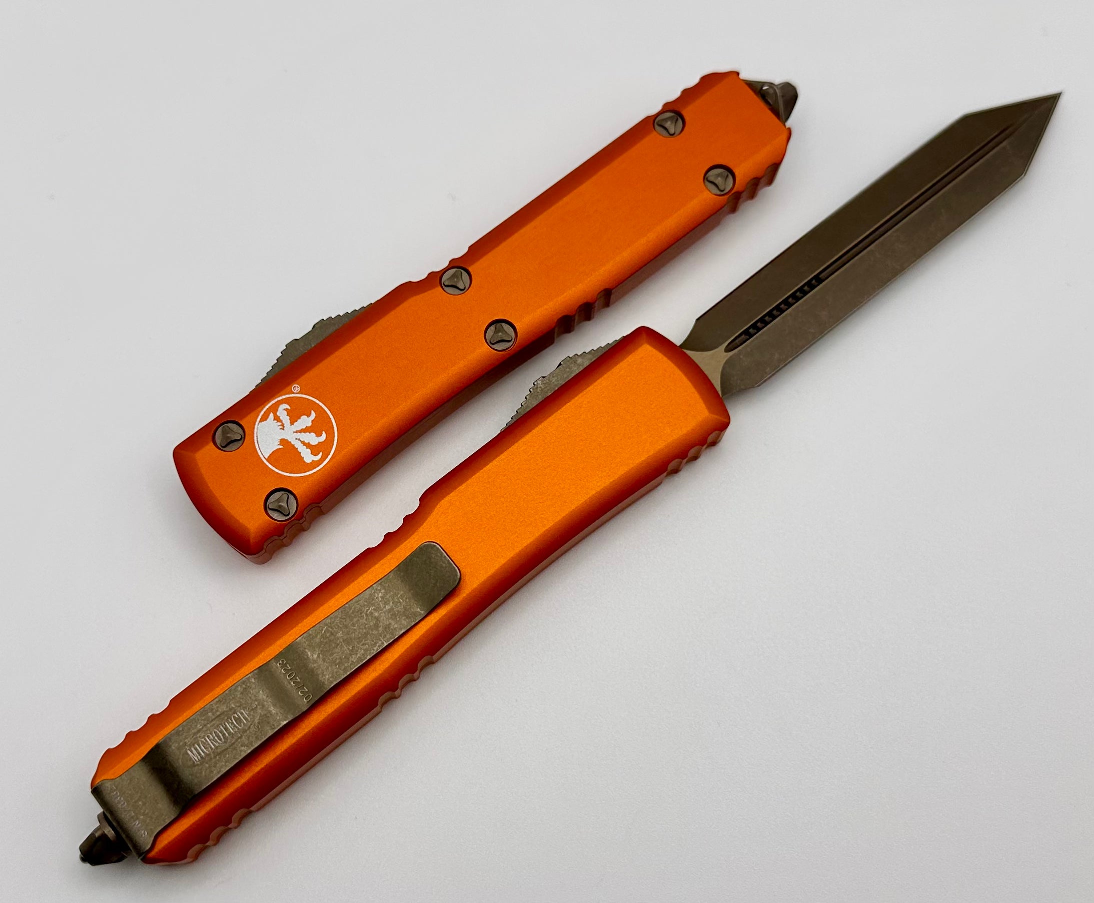 Premium Microtech Ultratech Spartan Bronze Apocalyptic Knife - Ultimate EDC Tool