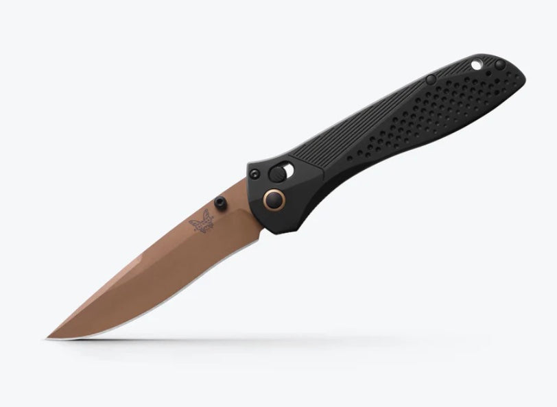 Benchmade Seven Ten Anniversary Edition - Premium Black Aluminum & FDE MagnaCut Knife