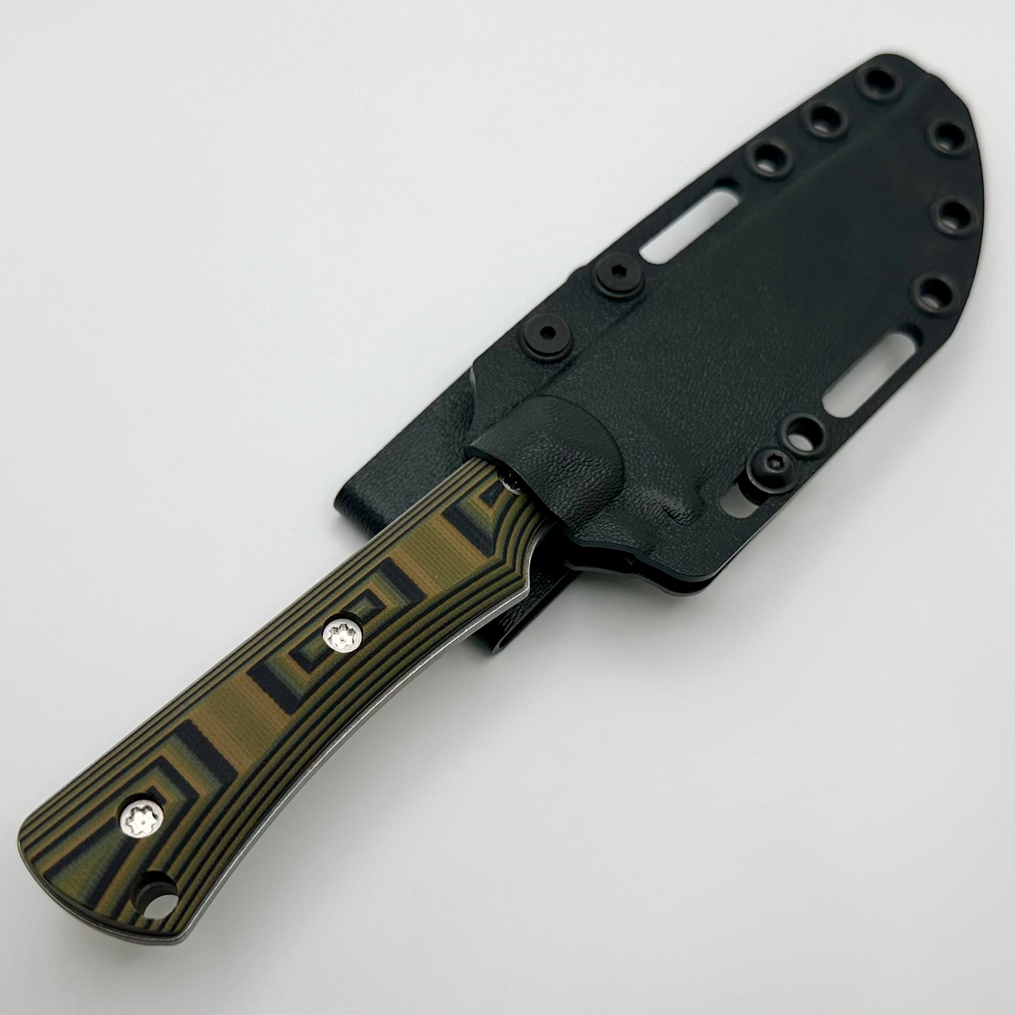 McNees Ridge Runner 3.6 Ultimate Fixed Blade Knife - Camo G-10 with Atomic CPM-3V Steel