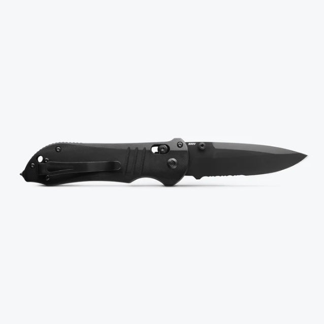 Benchmade Triage Rescue Knife - Premium Black G-10 & S30V Steel with Rescue Hook