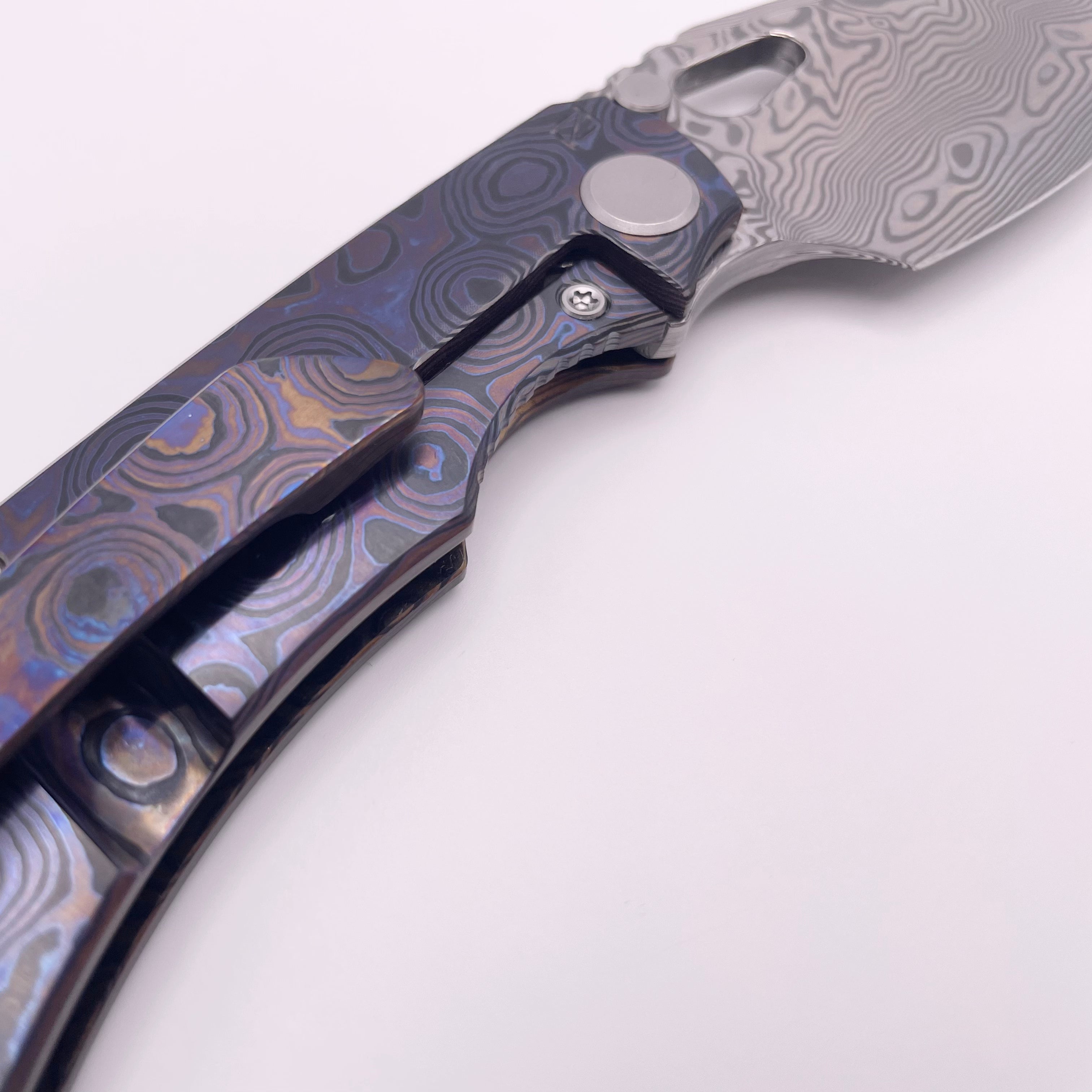 Premium Custom Knife Factory Rotten Design Evo 4.0 with Zircuti Handles & Damasteel Blade