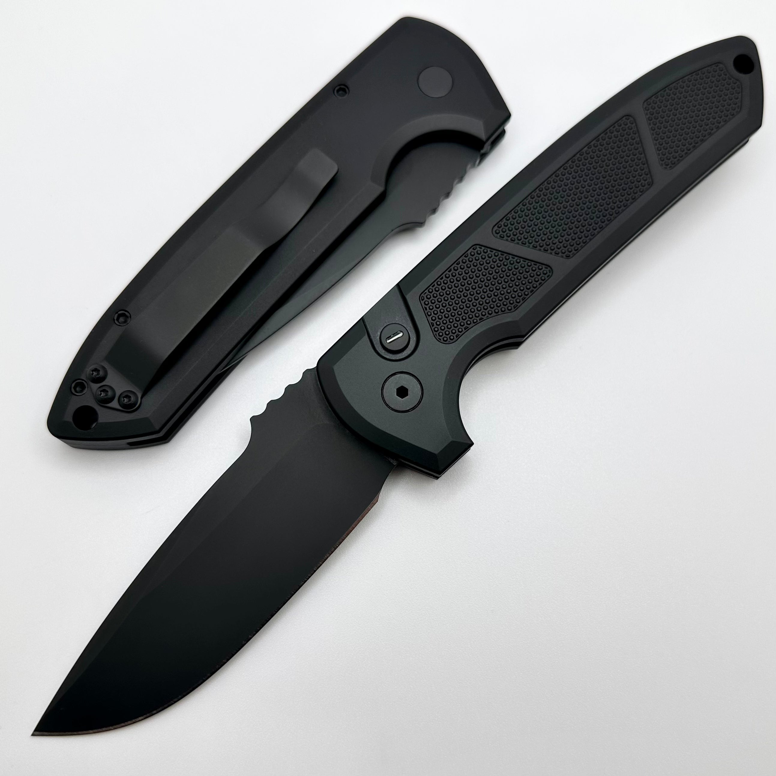 Pro-Tech Les George Rockeye Operator - Premium Tactical Knife with Textured Handle