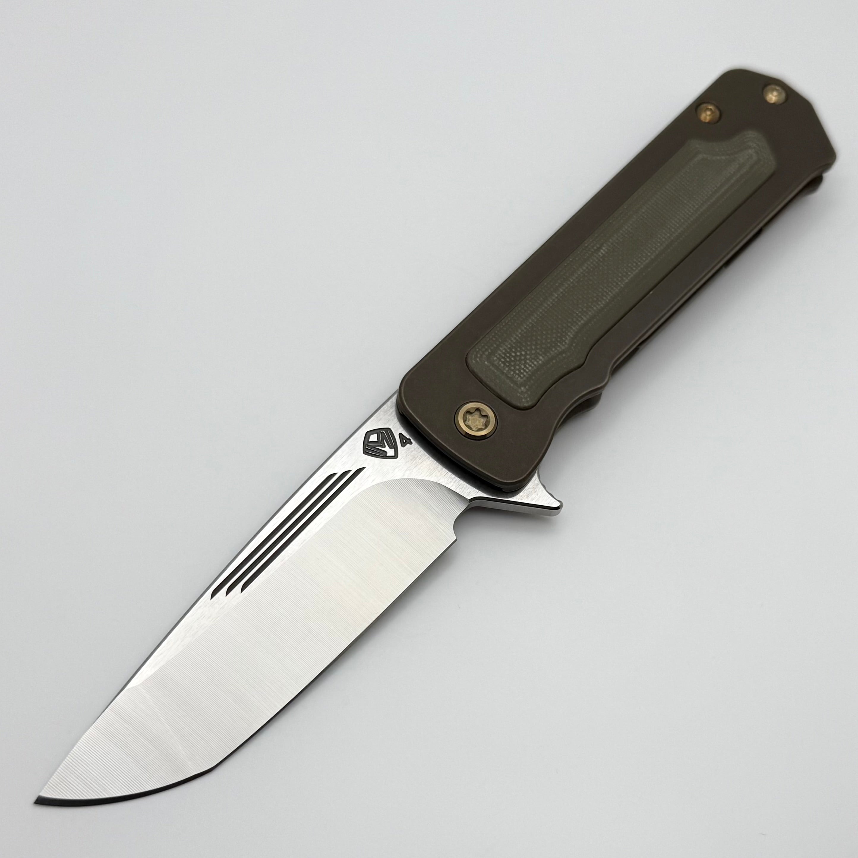 Medford TFF-4 Ultimate Tactical Knife - S45VN Tanto Blade with Old School Bronze Finish