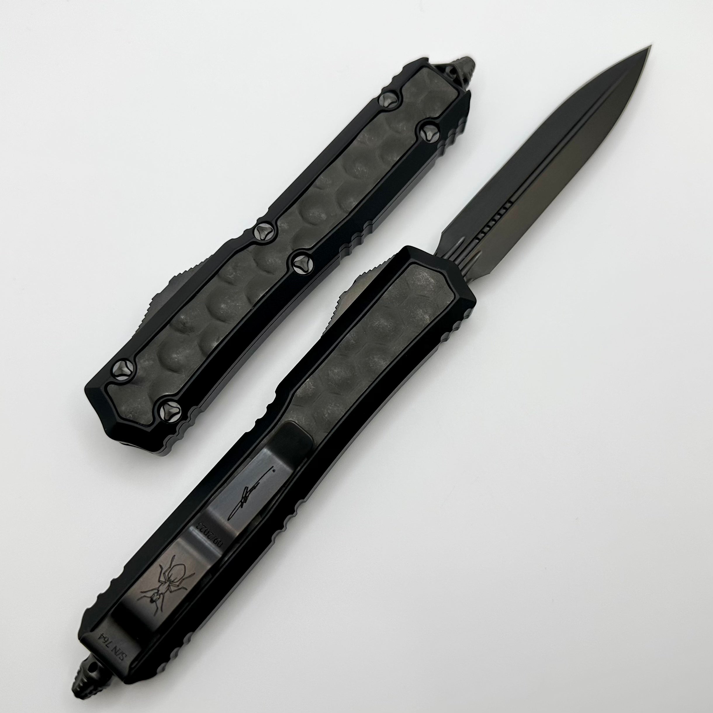 Premium Microtech Makora Shadow DLC Double Edge Knife - Ultimate Tactical Performance