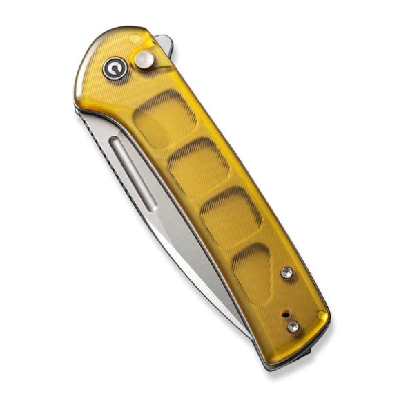 Civivi Conspirator Premium Button Lock Flipper Knife with Ultem Handle & Nitro-V Blade
