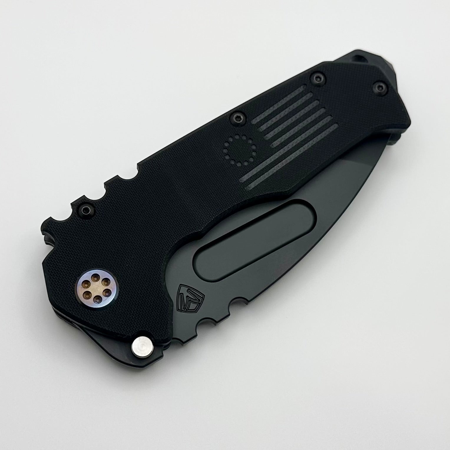 Medford Scout M/P Praetorian Tactical Tanto Knife - Black G10 & DLC Coated D2 Blade