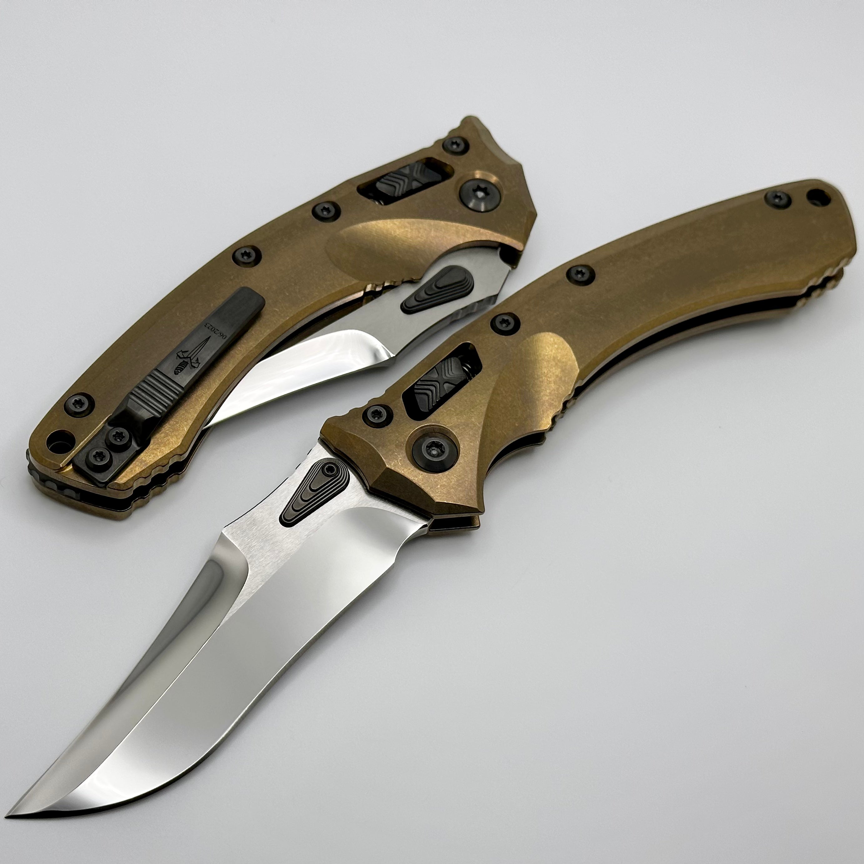 Marfione Custom Amphibian RAM-LOK Ultimate Edition - Mirror Polish M390 & Bronze Titanium
