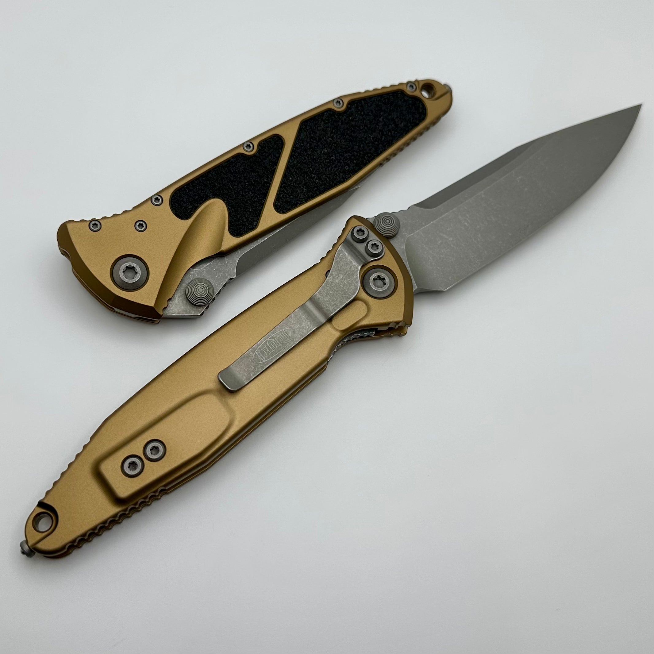 Microtech Socom Elite Manual Tactical Knife - Premium Tan Apocalyptic Finish