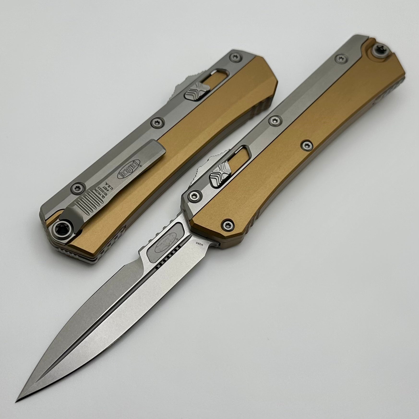 Microtech Glykon Stonewash Premium Folding Knife - Ultimate EDC Companion