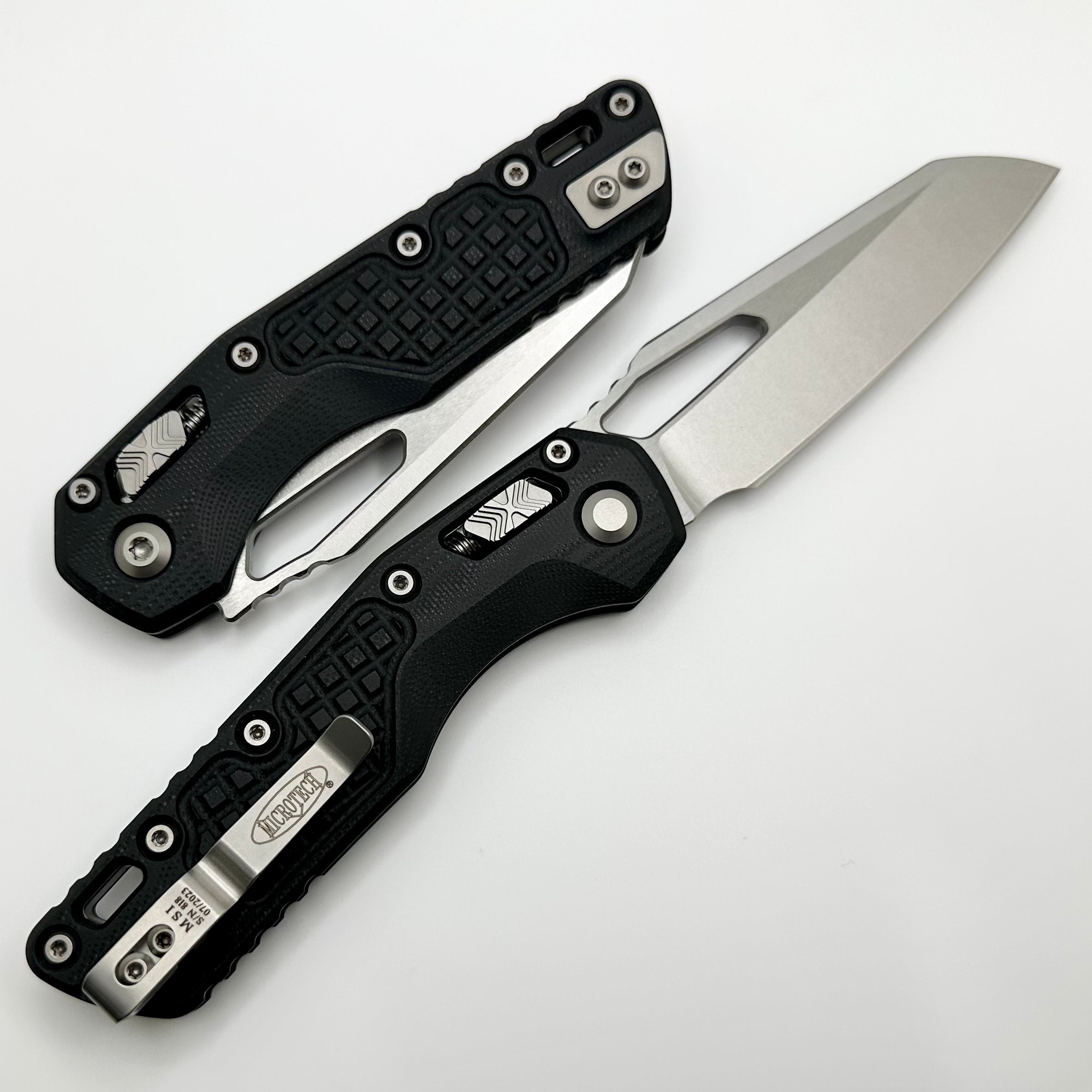 Microtech MSI RAM LOK Frag Black G-10 Folding Knife | Premium M390MK Blade