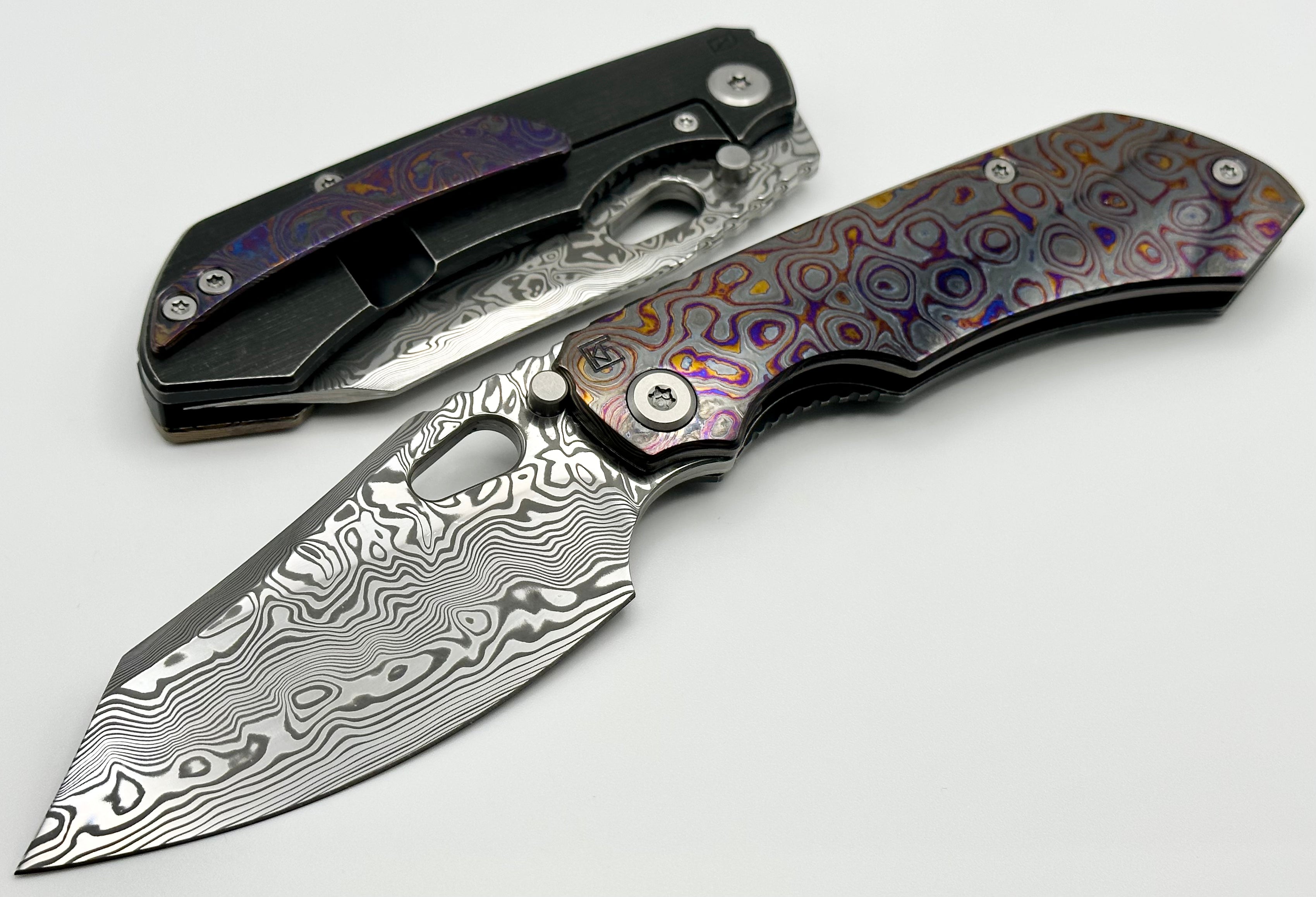 Premium Custom Knife Factory Evo 3.0E: Ultimate ZircuTi & Damasteel Edition