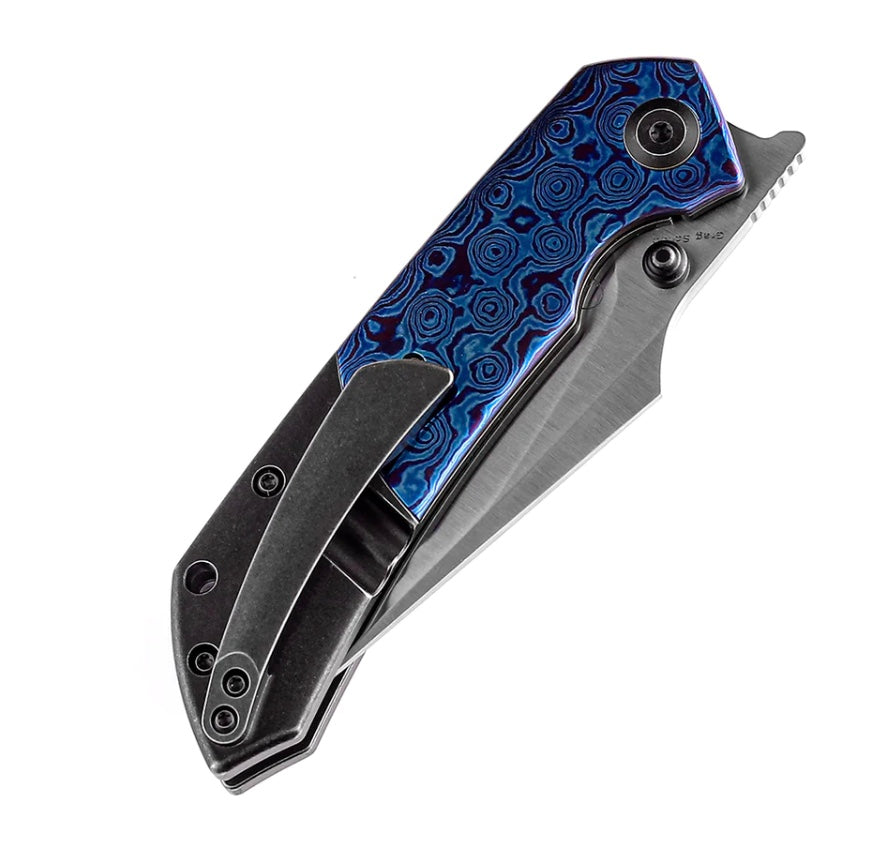 Kansept Fenrir Premium EDC Knife - S35VN Blade & Timascus Handle