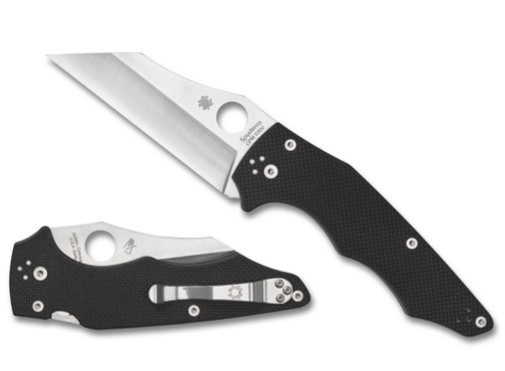 Spyderco Yojumbo Black G-10 & S30V C253GP - Ultimate Tactical Folding Knife