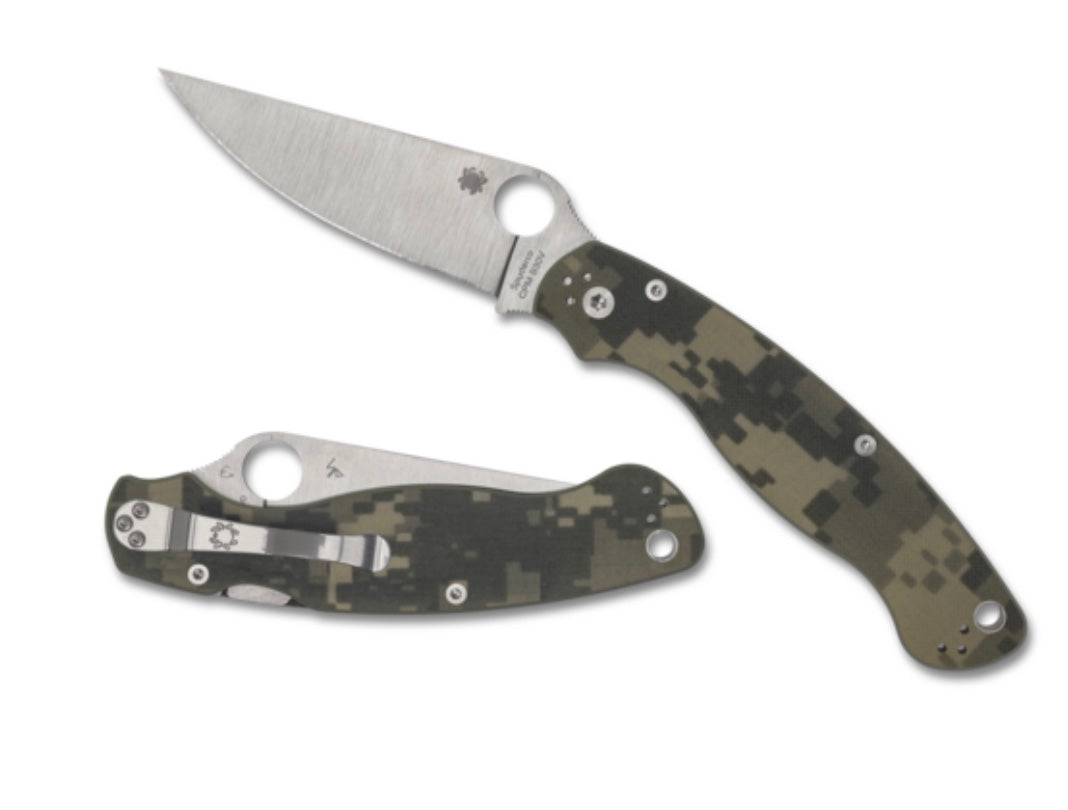 Spyderco Military 2 Camo G-10 Knife - Premium CPM-S30V Blade