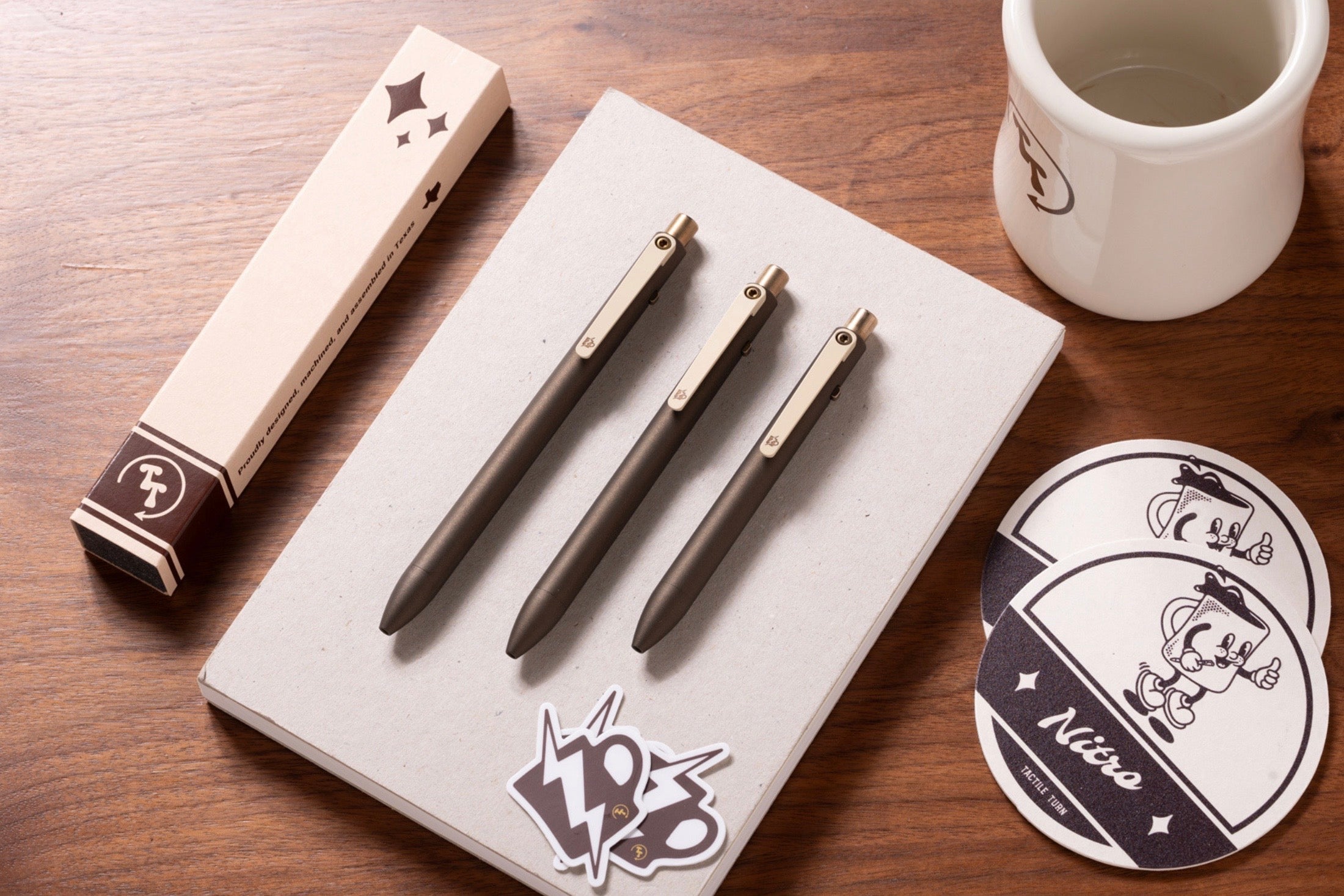 Tactile Turn Titanium Nitro Slim Side Click Pen - Premium Seasonal Edition